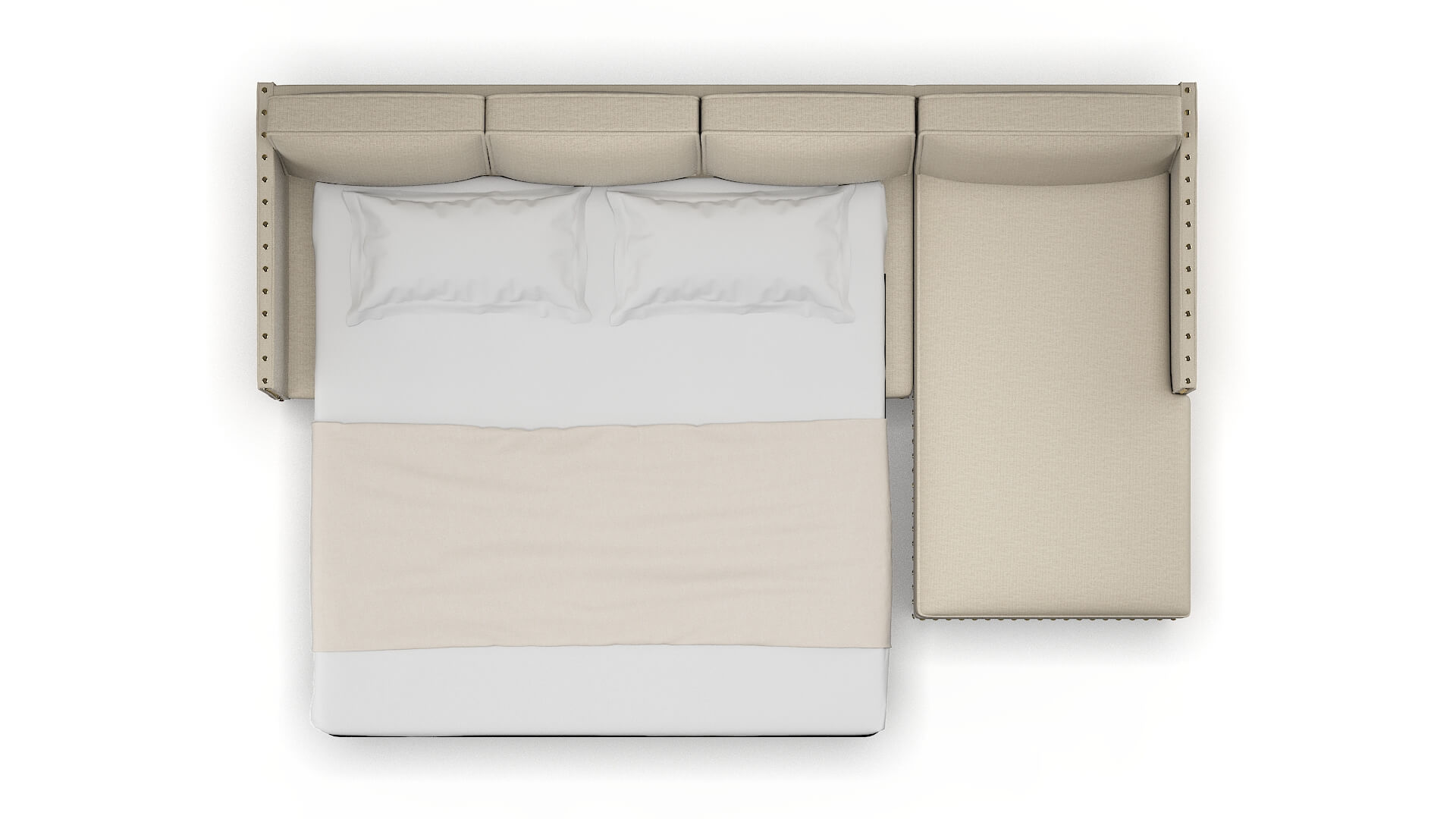 Florence Urban_d Silver Panel Sleeper Espresso legs 3