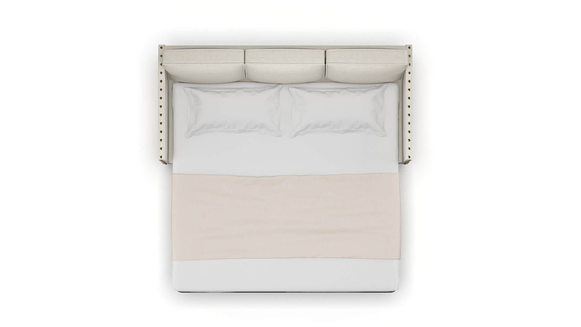 Florence Venus Cream Sofa Sleeper Espresso legs 3