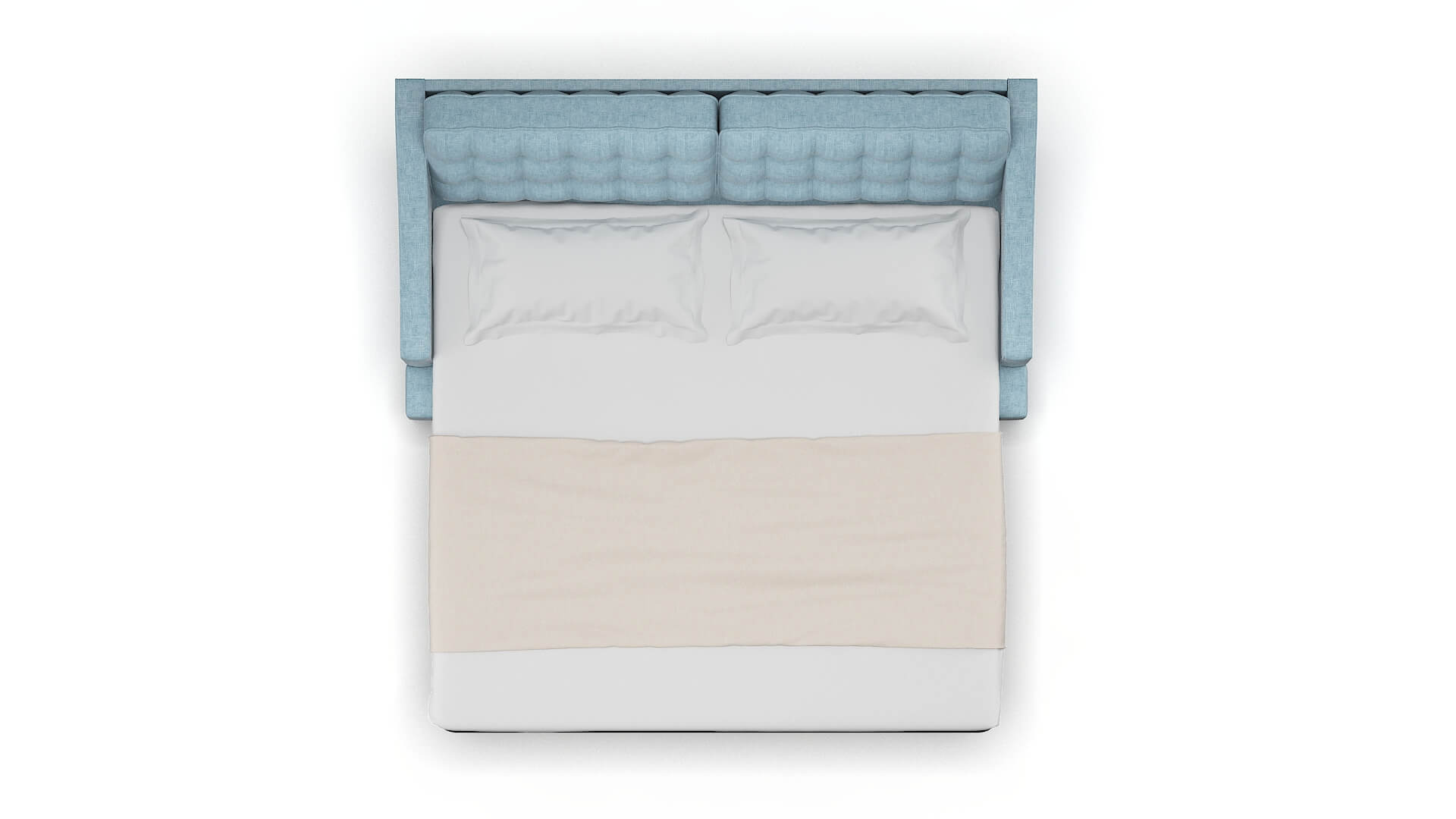 Geneva Atlas Turquoise Sofa Sleeper Espresso legs 3