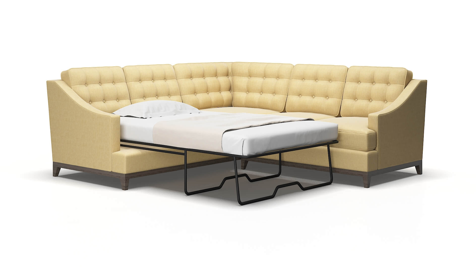Geneva Avalon_hp ginger Sectional sleeper Espresso Legs  2