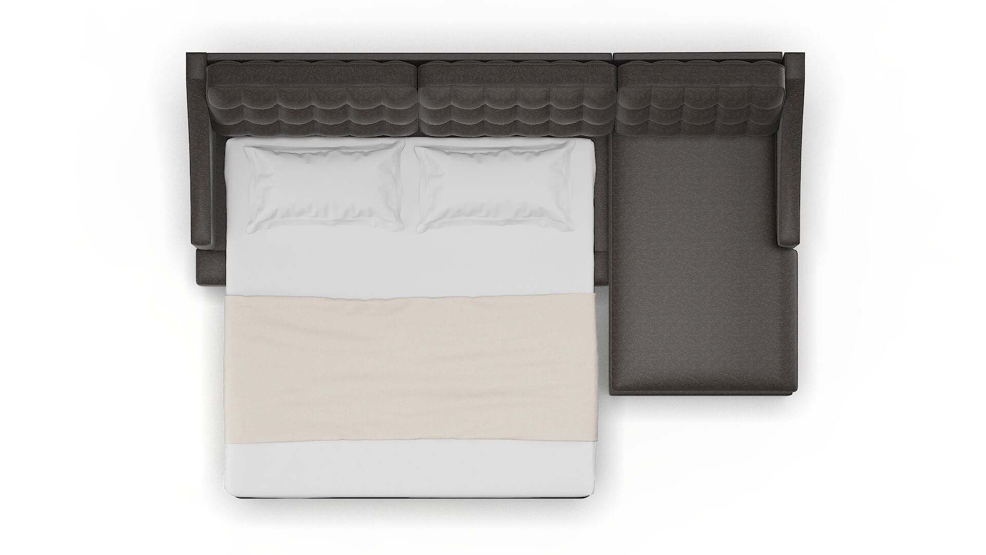 Geneva Avenger Denim Panel Sleeper Espresso legs 3