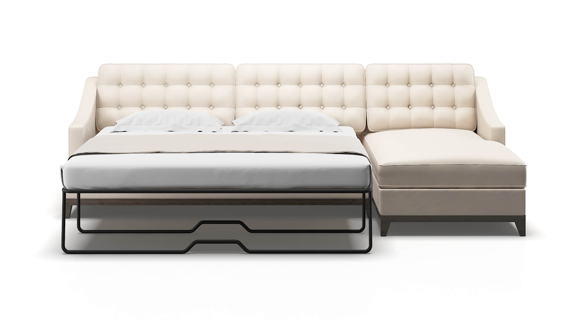 Geneva Bella buckwheat Panel sleeper Espresso Legs  2