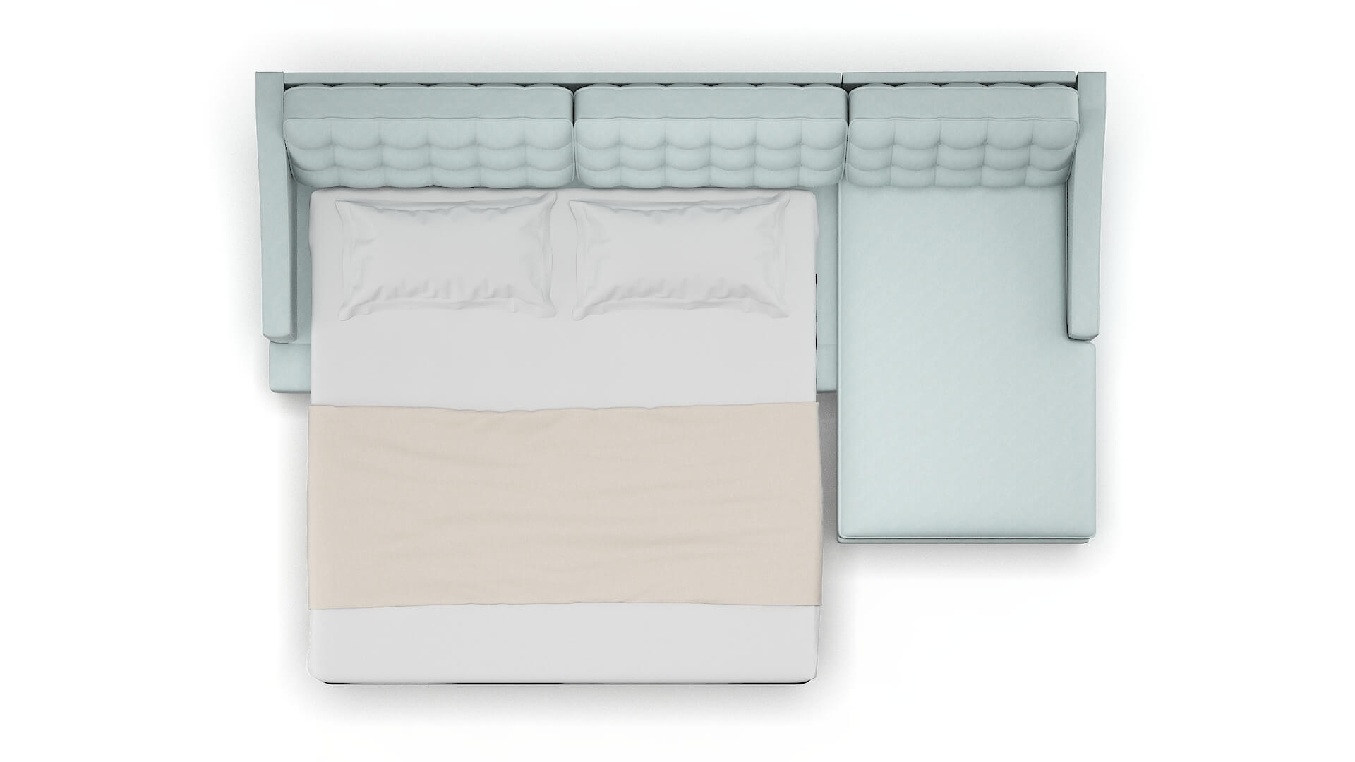 Geneva Bella Skylight Panel Sleeper Espresso legs 3