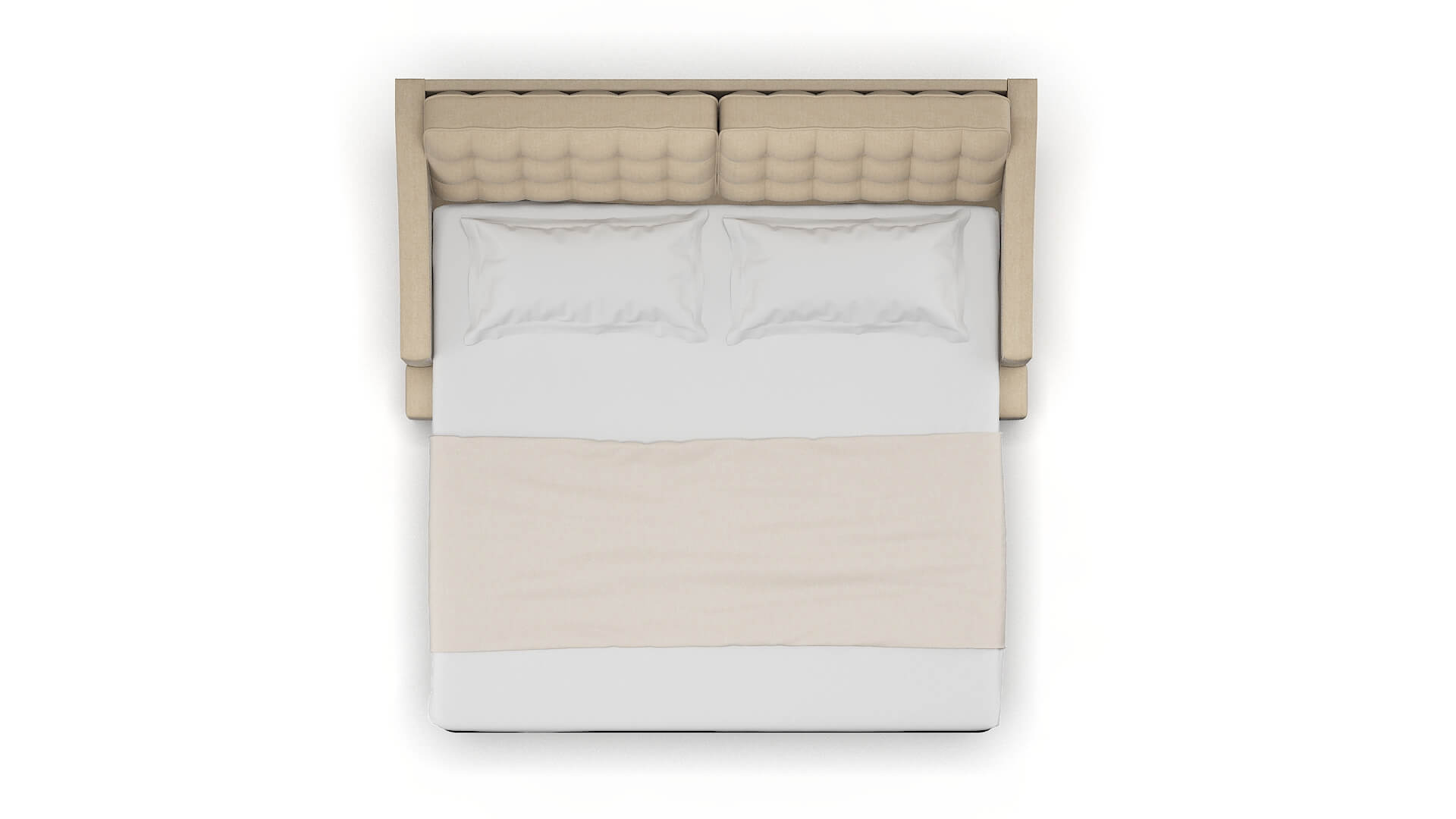 Geneva Cosmo Fawn Sofa Sleeper Espresso legs 3