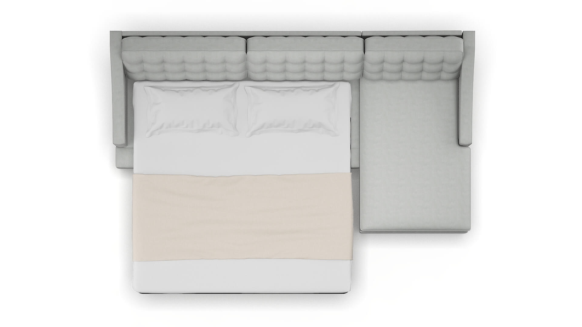 Geneva Dawson Platinum Panel Sleeper Espresso legs 3