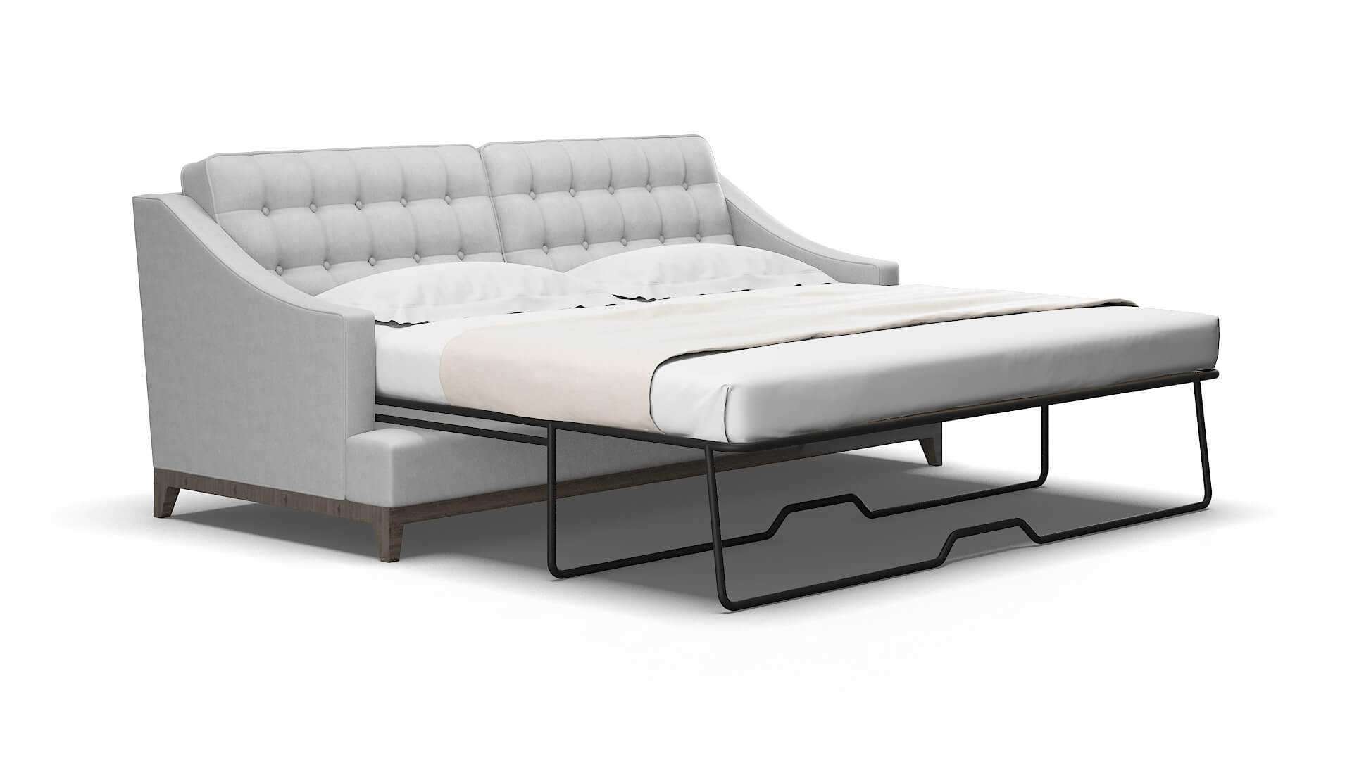 Geneva Dawson Platinum Sofa Sleeper Espresso legs 2
