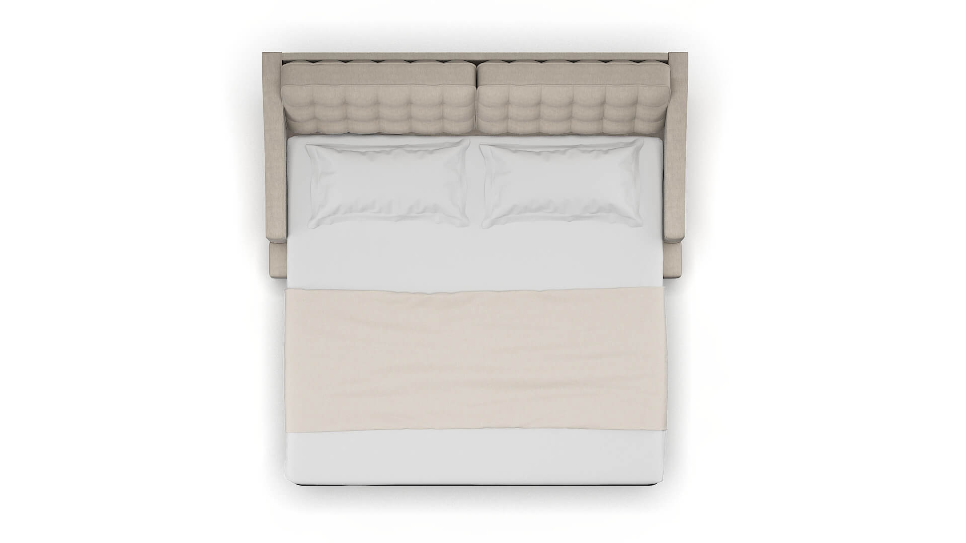 Geneva Derby Linen Sofa Sleeper Espresso legs 3