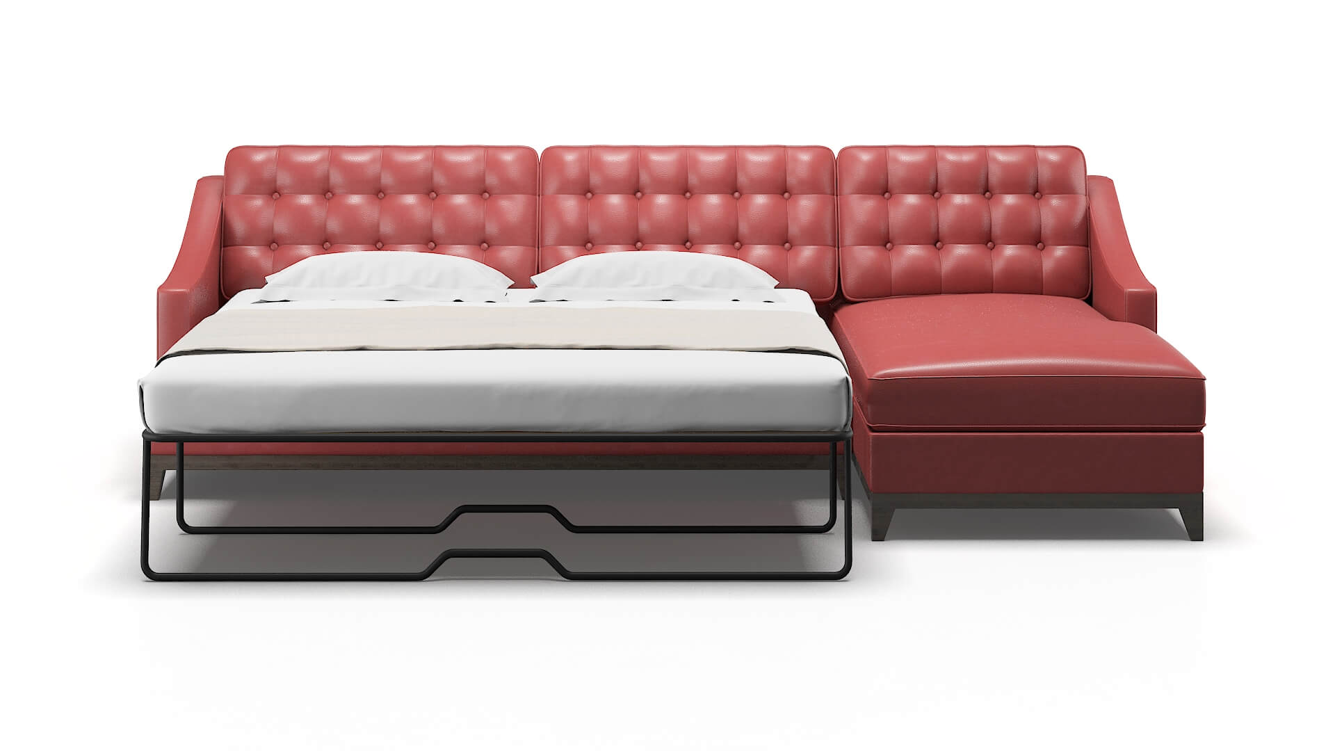 Geneva Dillion Cordovan Panel Sleeper Espresso legs 1