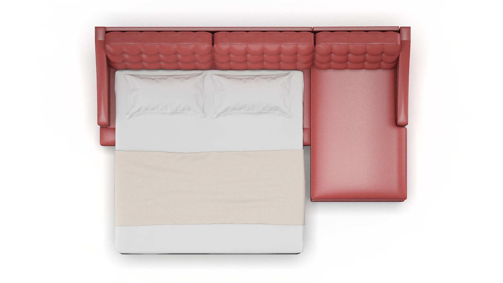 Geneva Dillion Cordovan Panel Sleeper Espresso legs 3