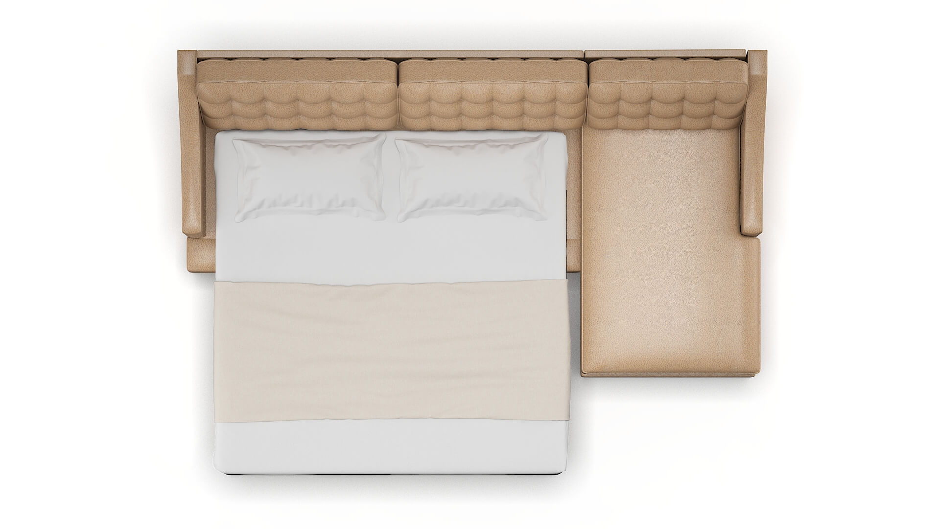 Geneva Ford Dune Panel Sleeper Espresso legs 3