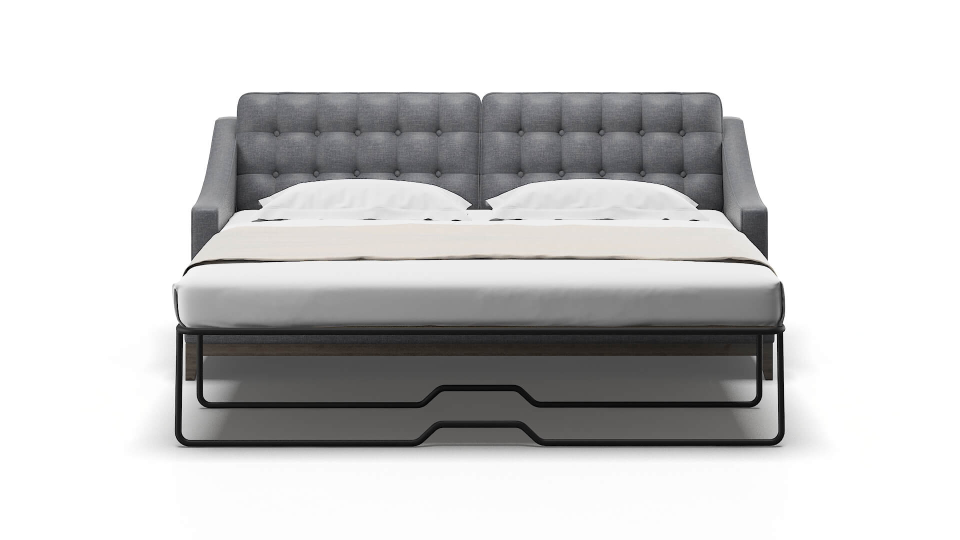 Geneva Lana Onyx Sofa Sleeper Espresso legs 1