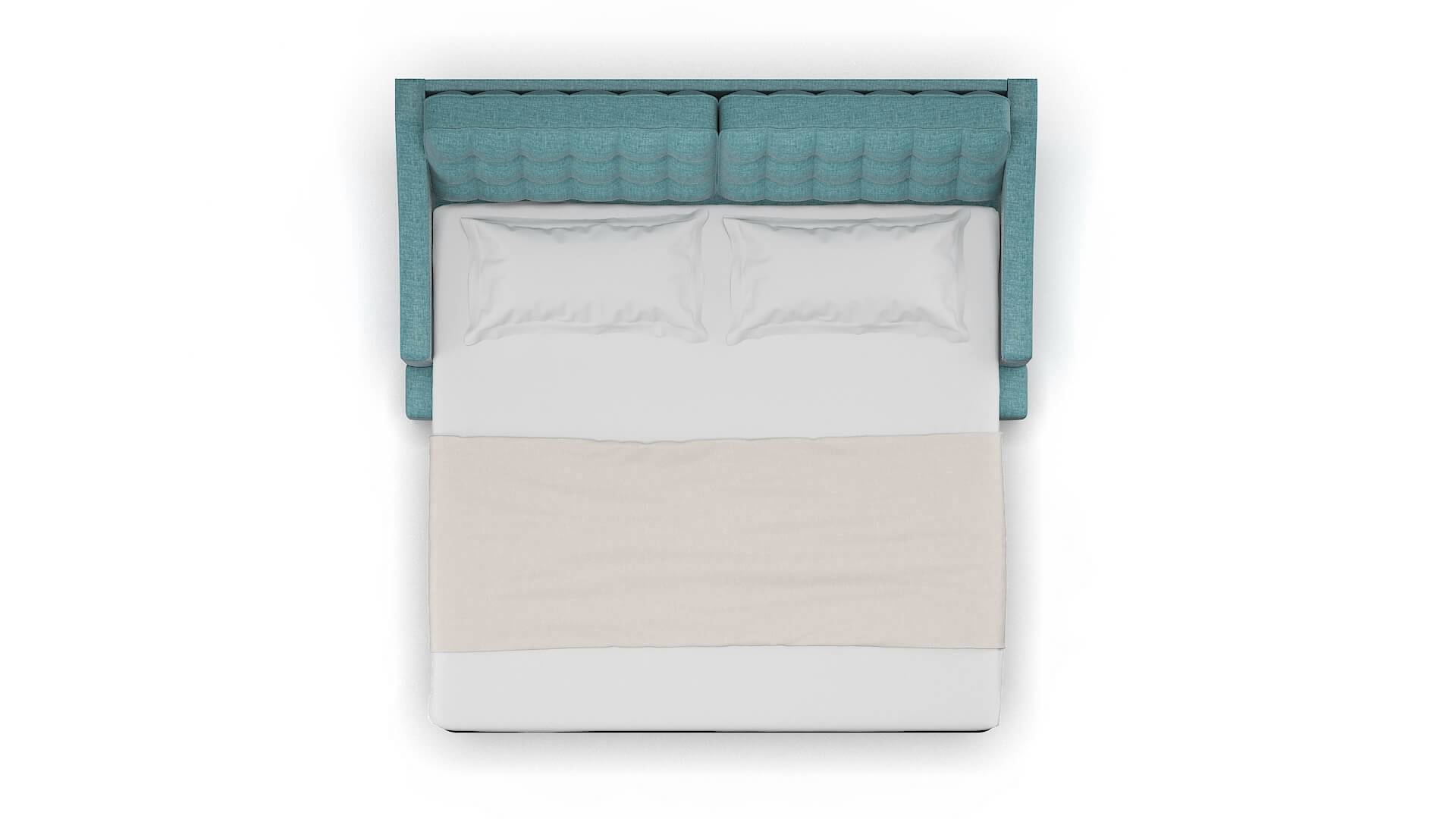 Geneva Leslie Peacock Sofa Sleeper Espresso legs 3