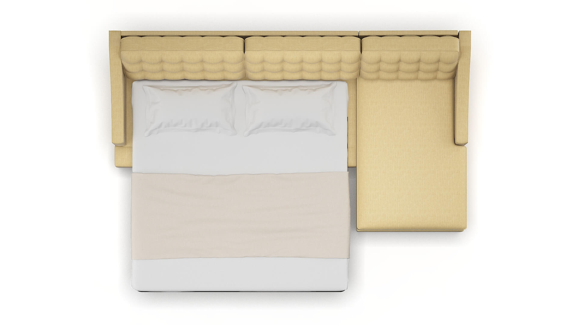 Geneva Malibu Maize Panel Sleeper Espresso legs 3