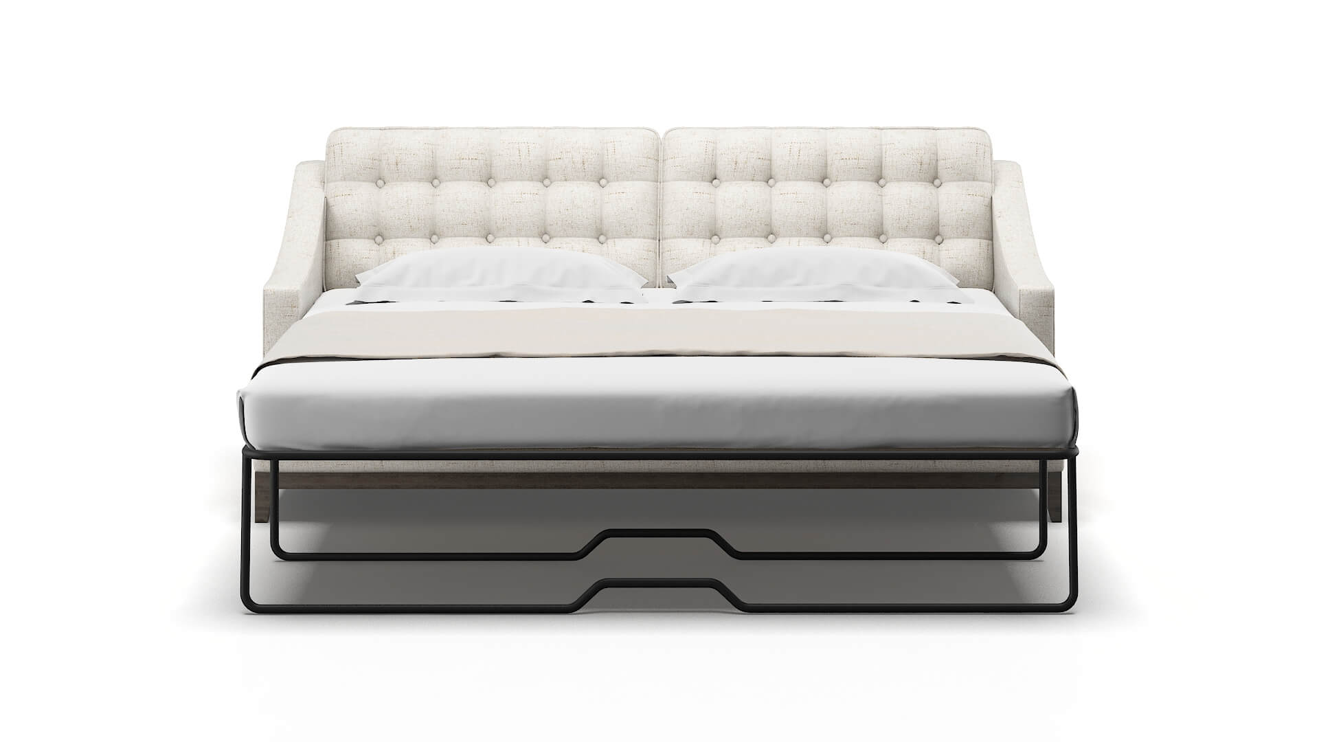 Geneva Oceanside Natural Sofa Sleeper Espresso legs 1