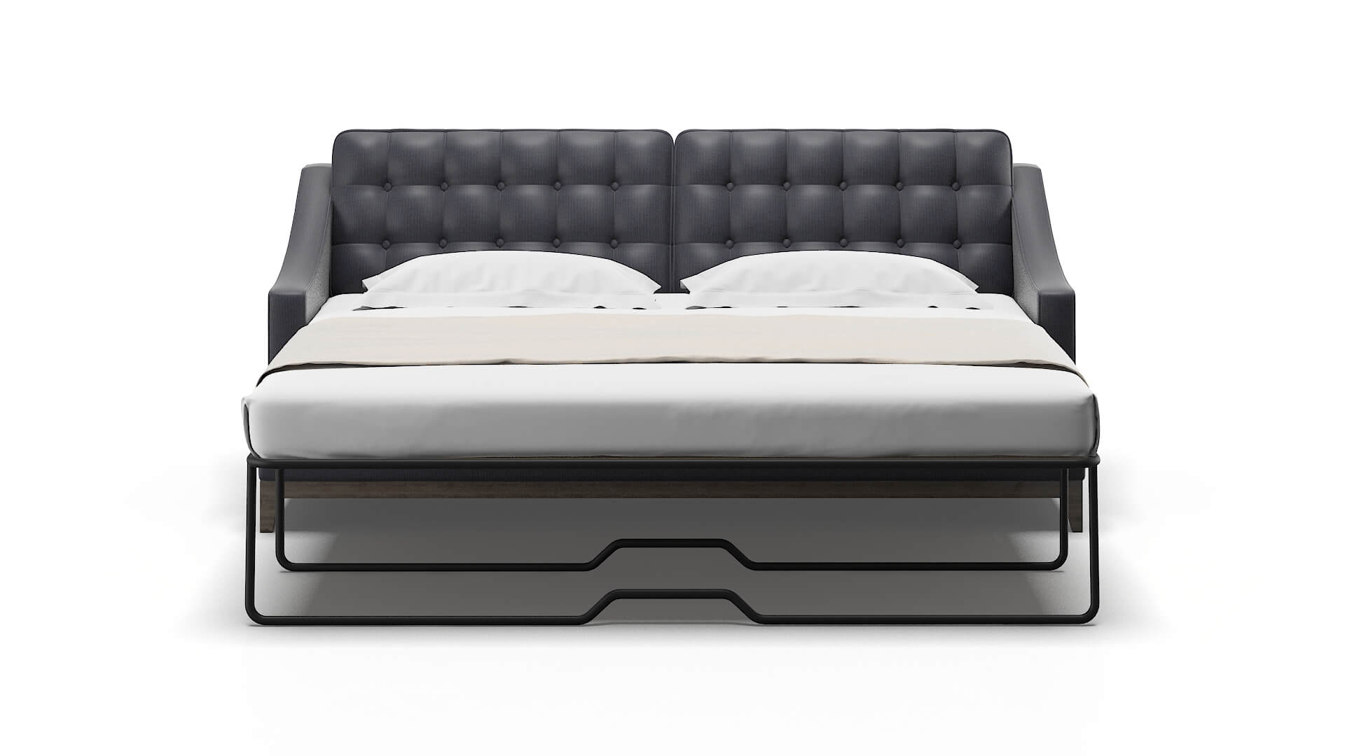 Geneva Parker Midnight Sofa Sleeper Espresso legs 1