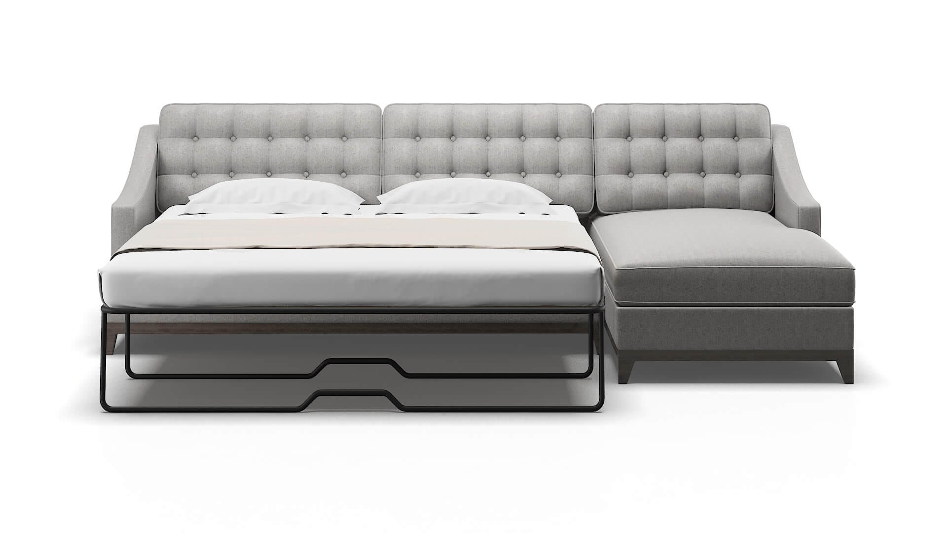 Geneva Prime Ash Panel Sleeper Espresso legs 1