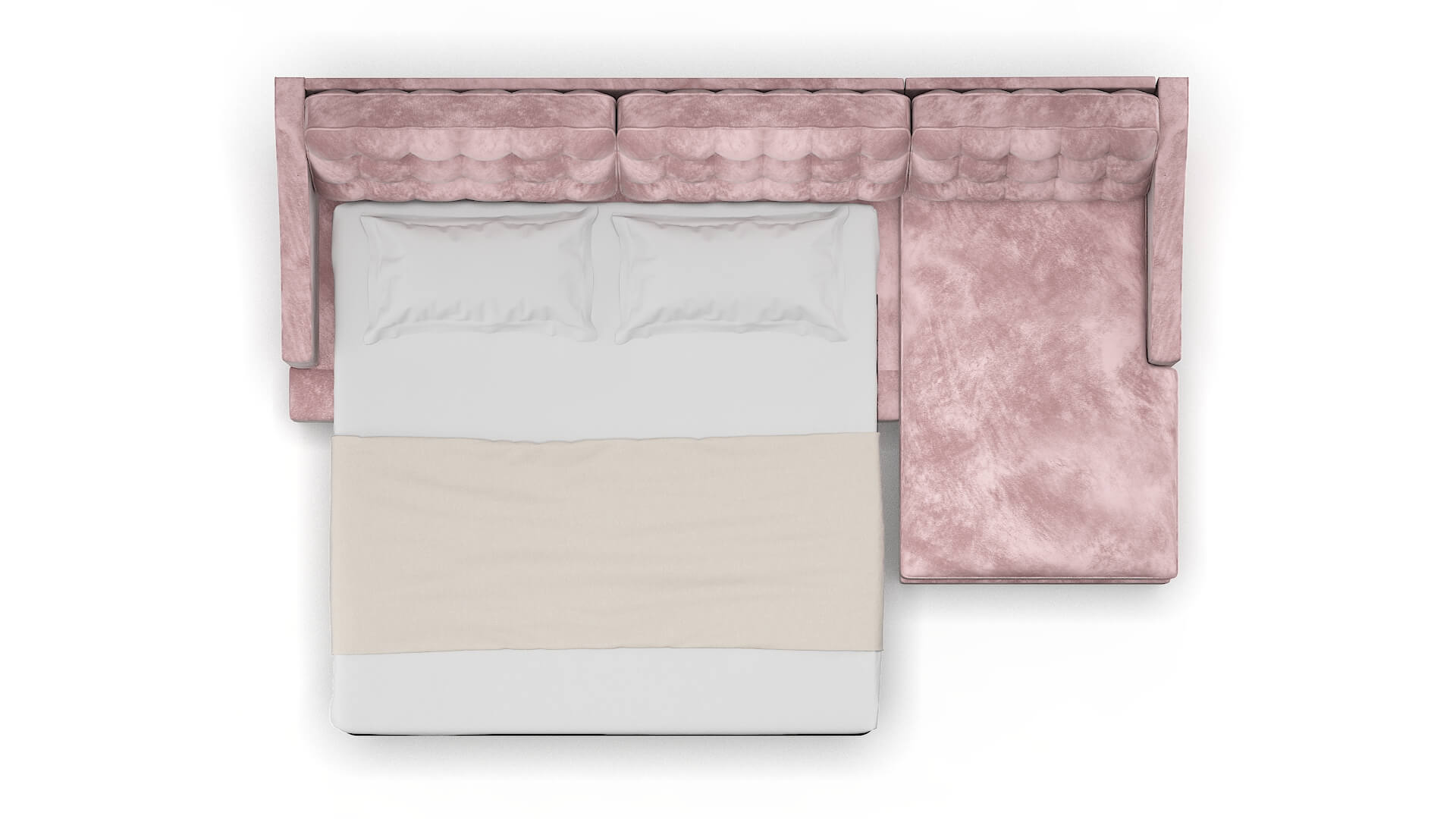 Geneva Quartz 705 Panel Sleeper Espresso legs 3