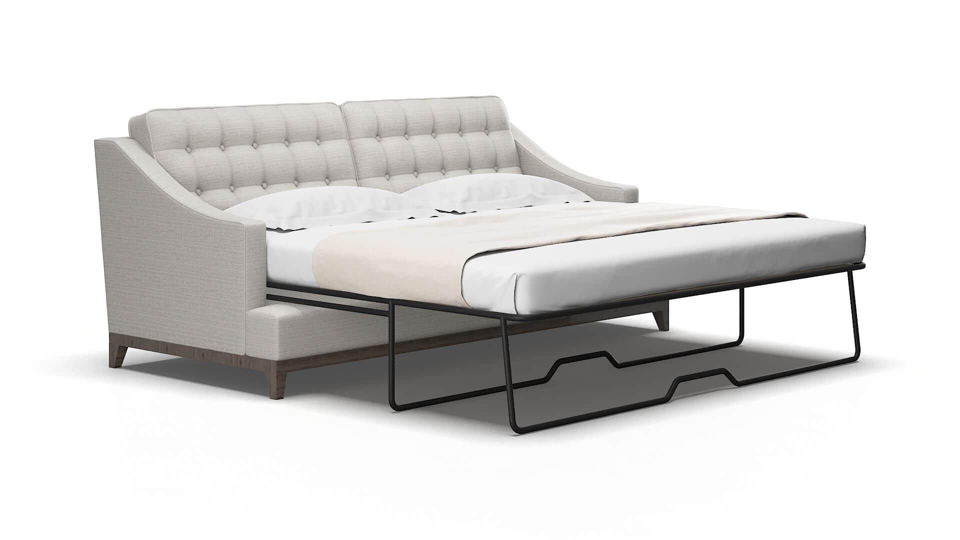 Geneva Redondo Stone Sofa Sleeper Espresso legs 2