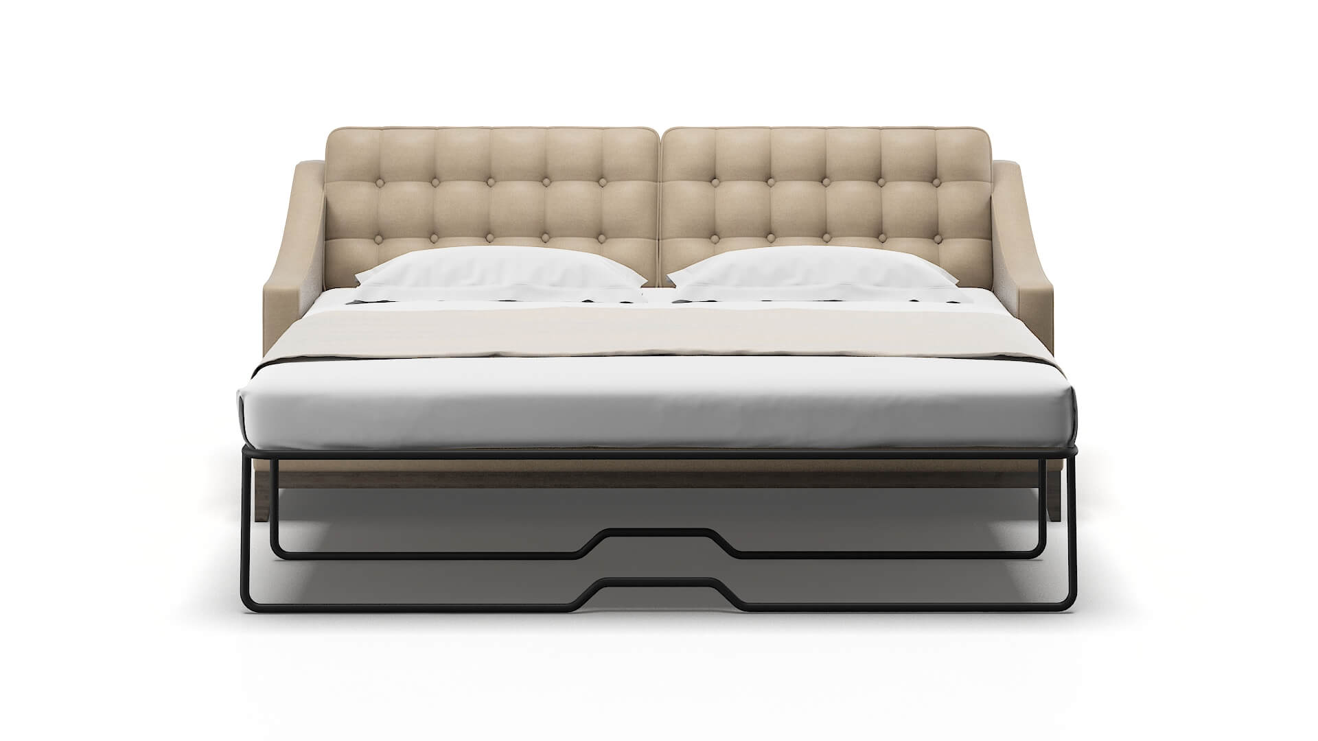 Geneva Rocket Cappuccino Sofa Sleeper Espresso legs 1
