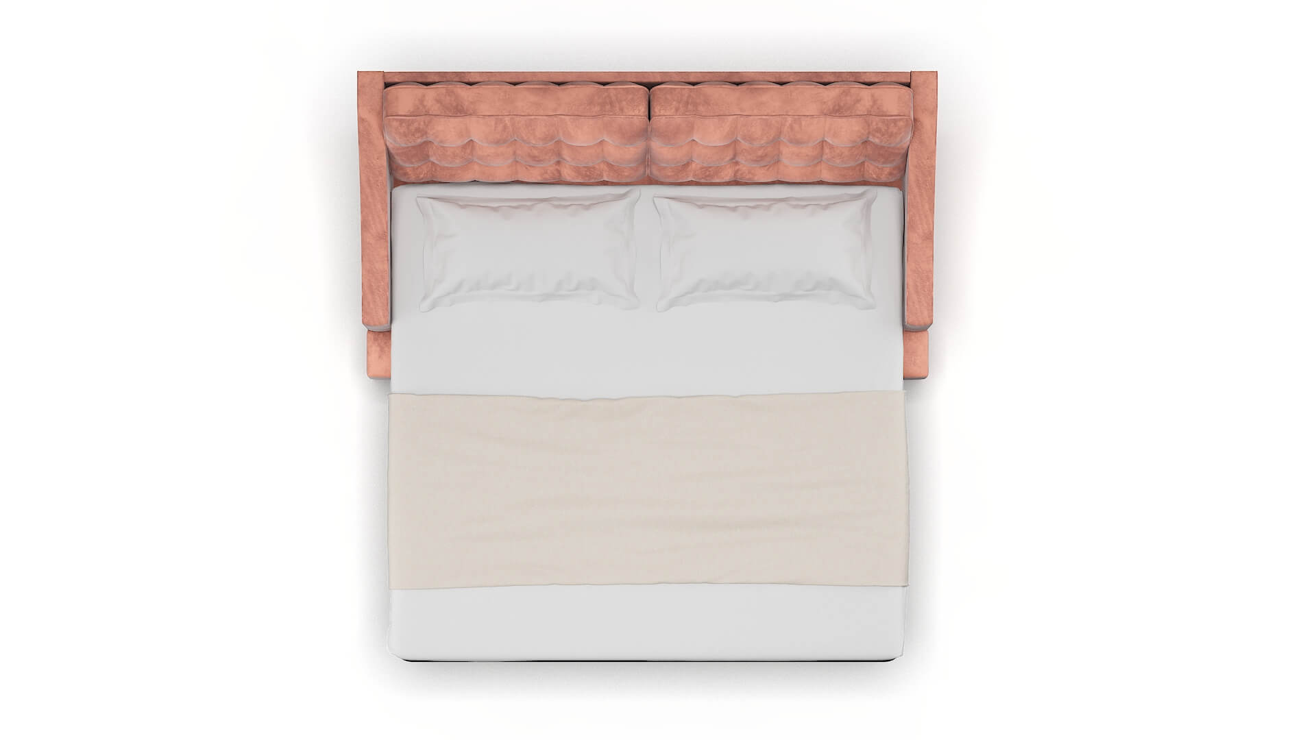 Geneva Royale Blush Sofa Sleeper Espresso legs 3