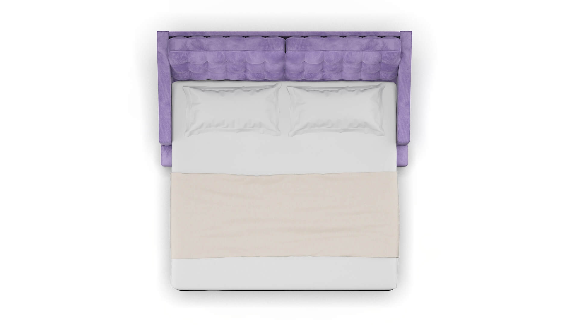 Geneva Royale Lavender Sofa Sleeper Espresso legs 3