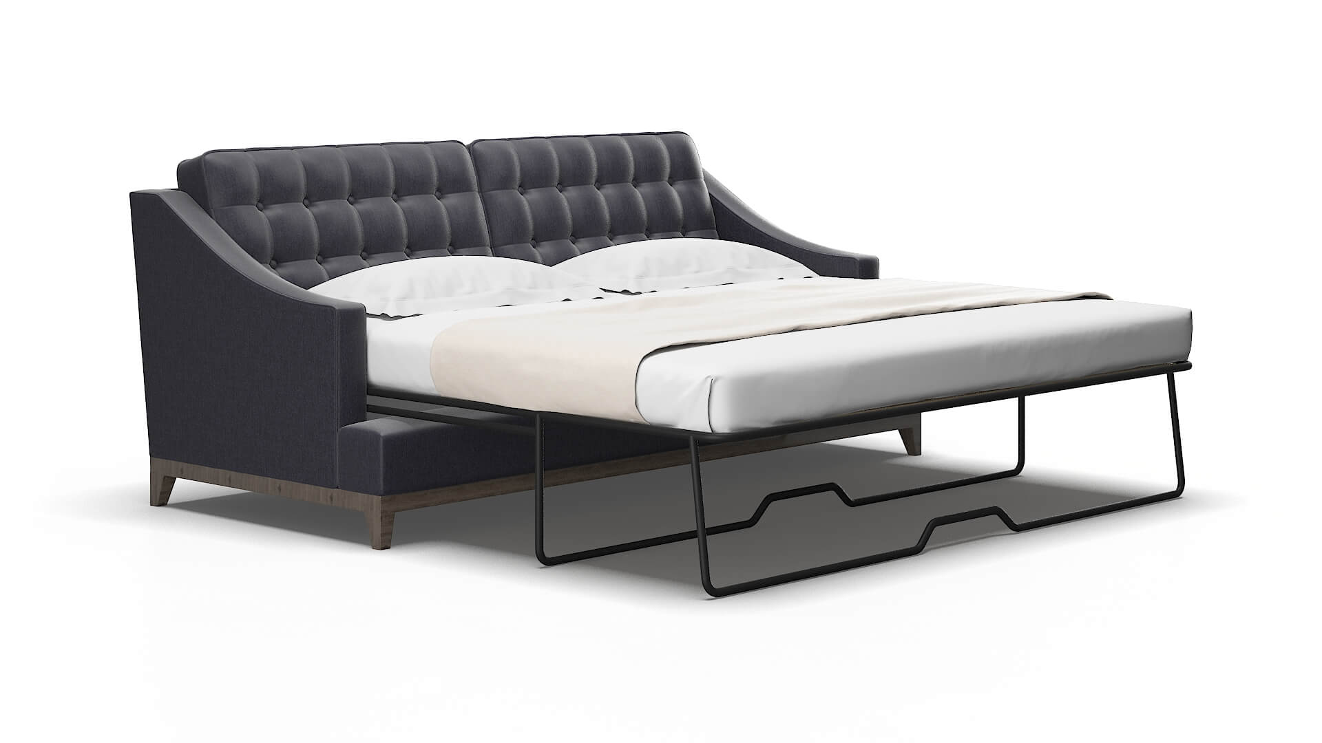 Geneva Sasha navy Sofa sleeper Espresso Legs  2