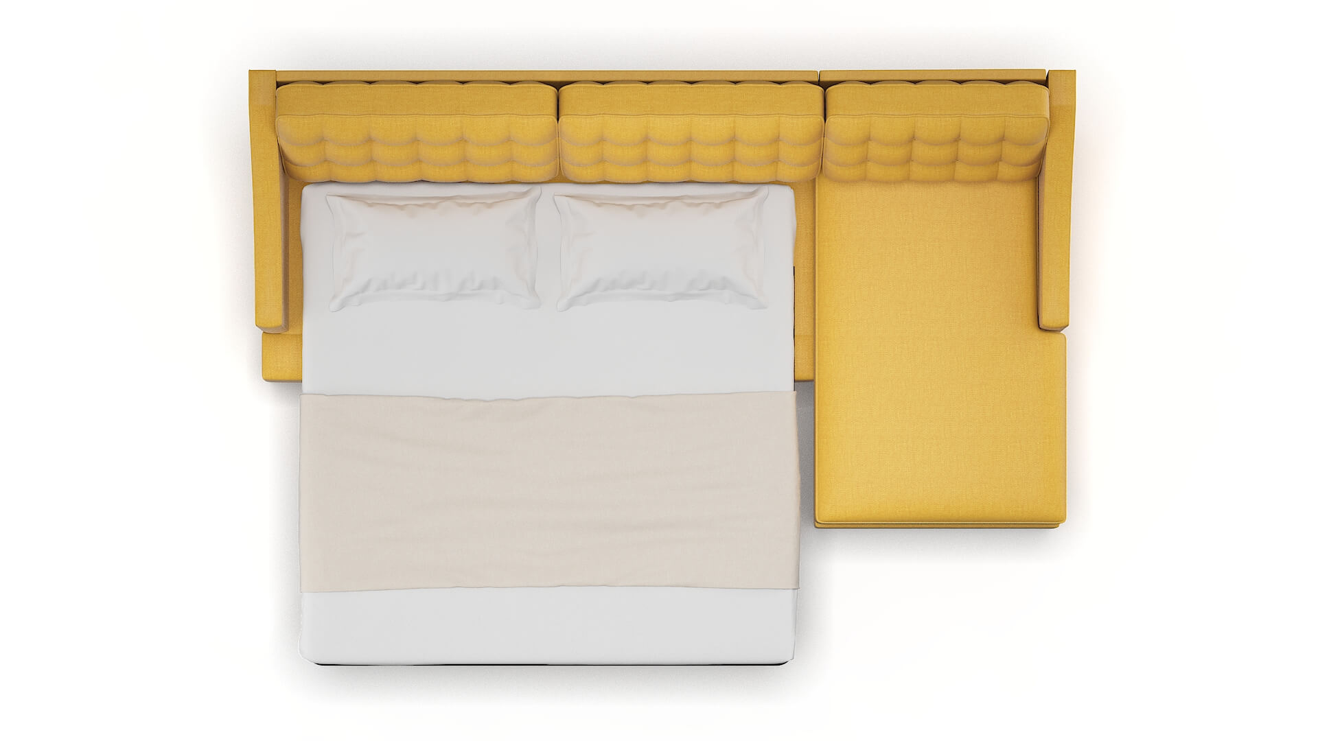 Geneva Tess Turmeric Panel Sleeper Espresso legs 3