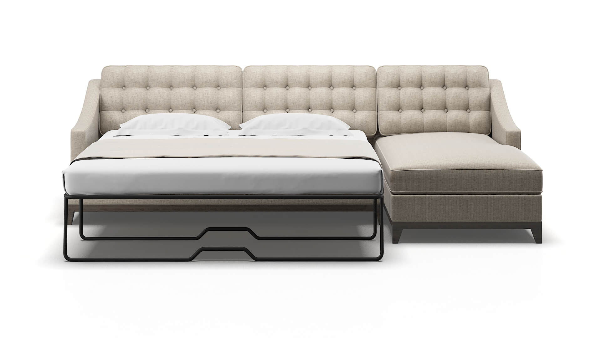 Geneva Urban_d steel Panel sleeper Espresso Legs  2