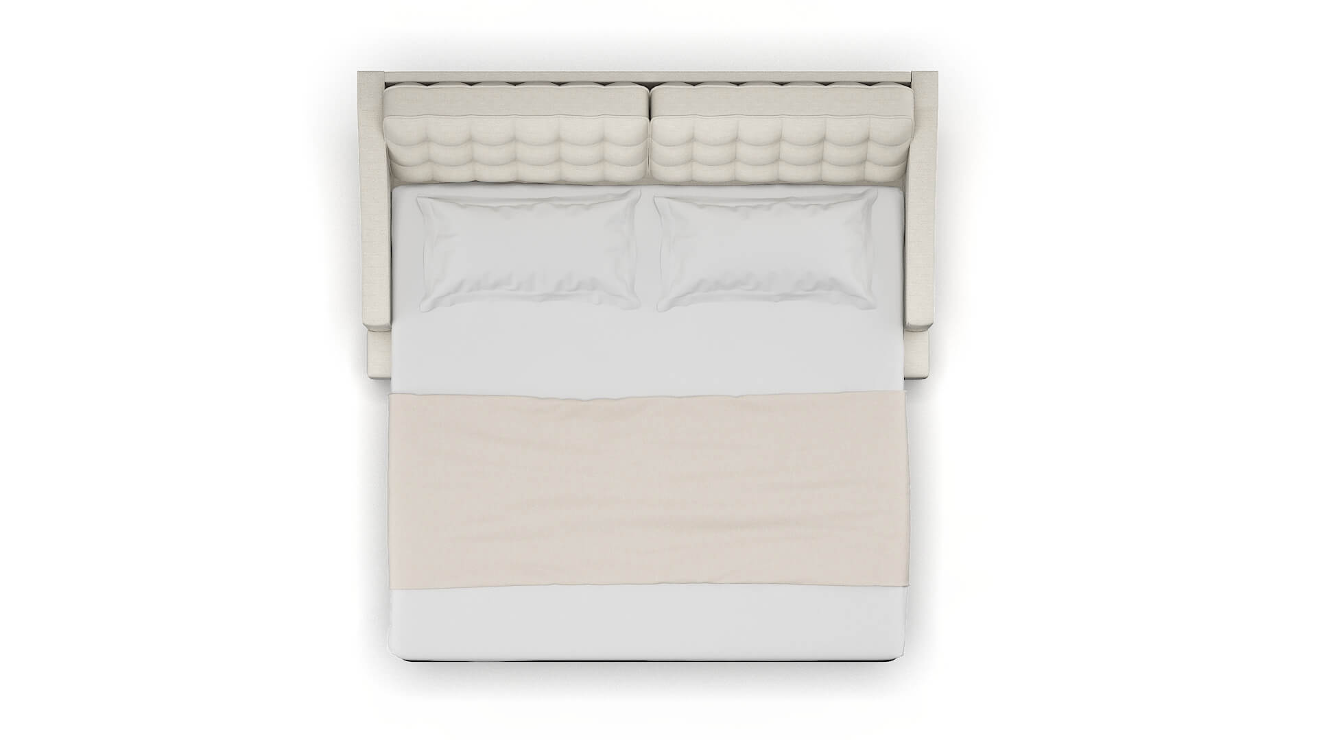 Geneva Venus Cream Sofa Sleeper Espresso legs 3