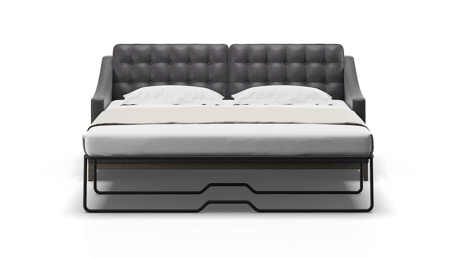 Geneva Venus Onyx Sofa Sleeper Espresso legs 1