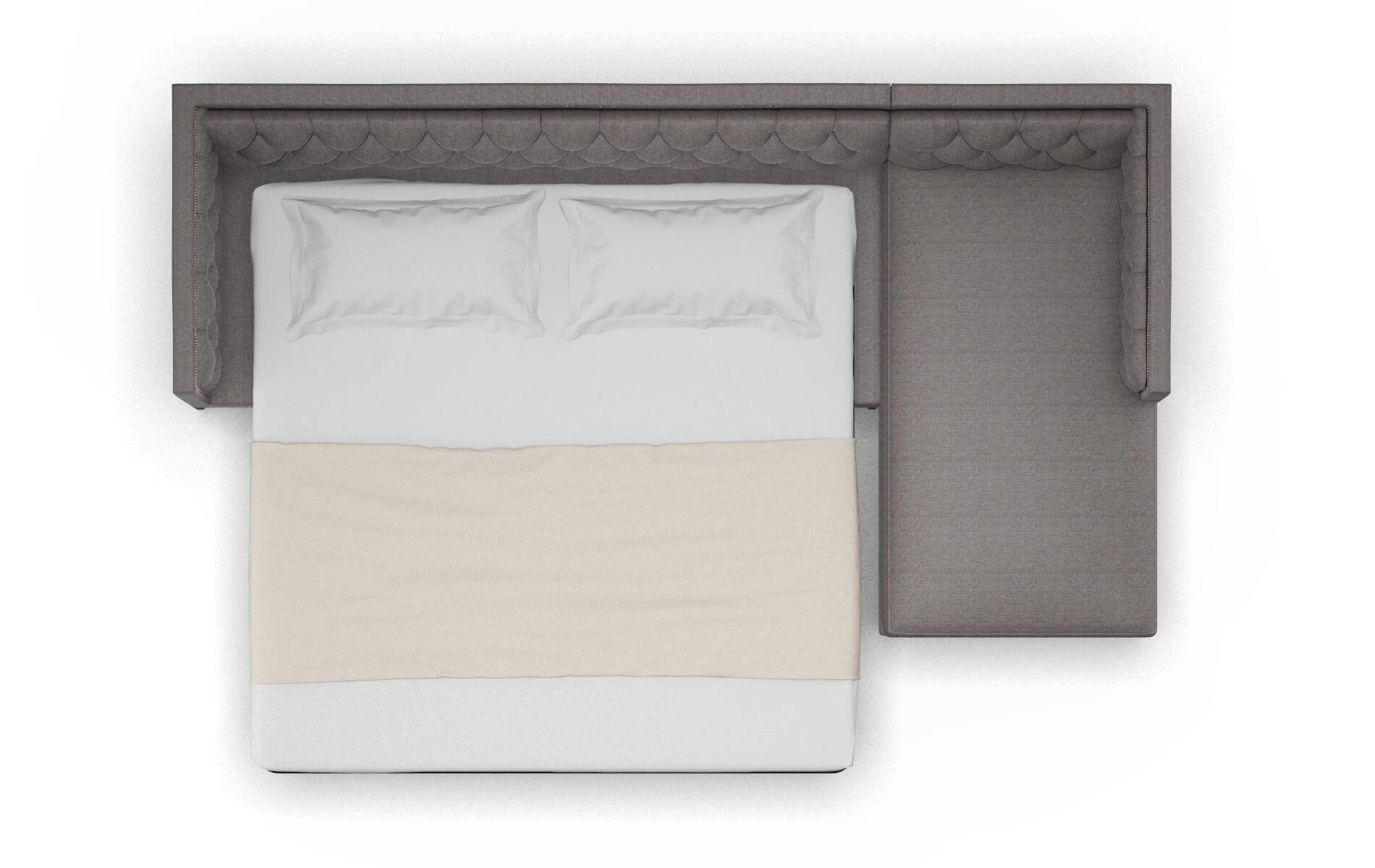 Gosford Atlas_plz Silver Panel Sleeper Espresso legs 3