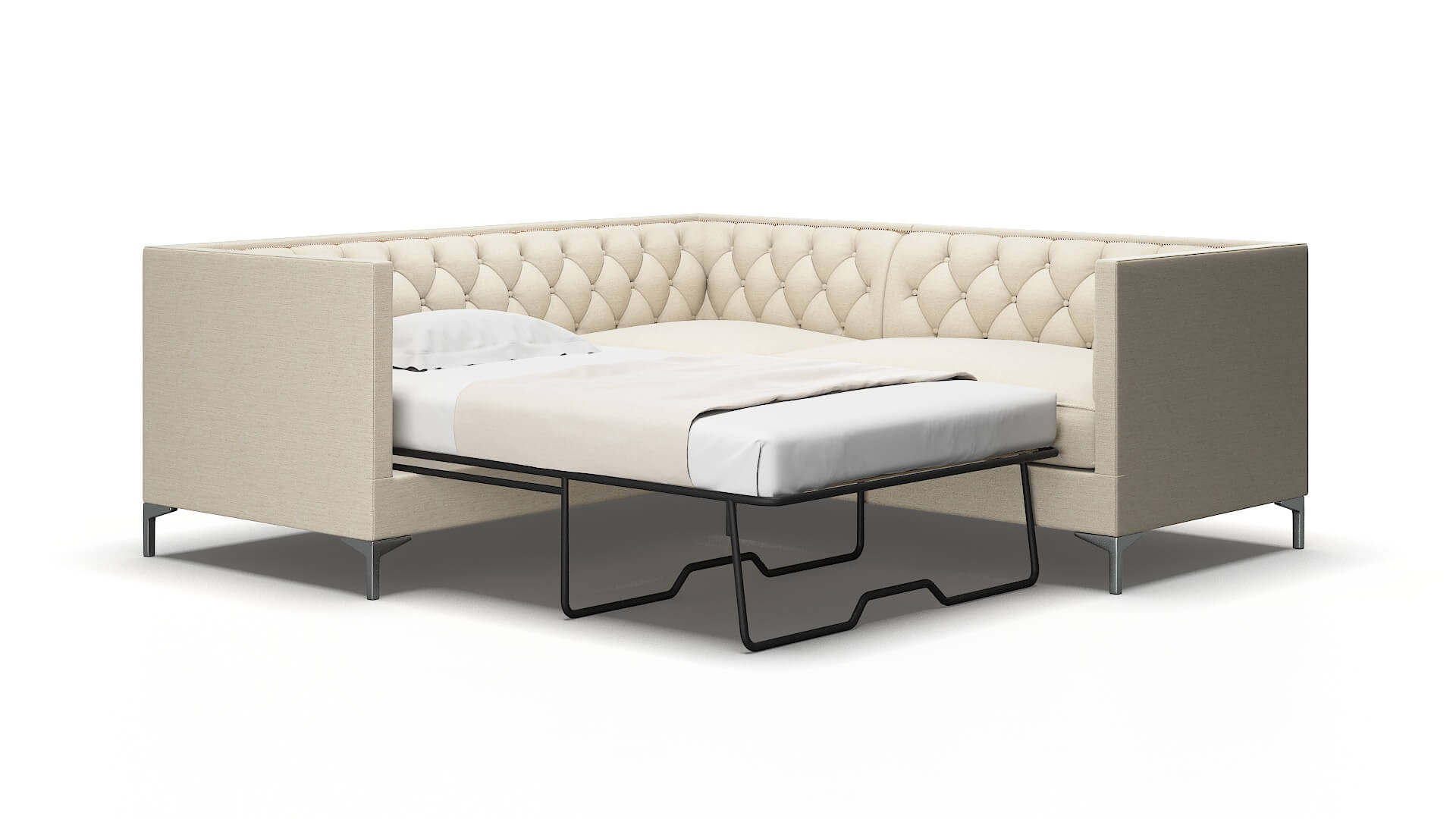 Gosford Avenger Beach Sectional Sleeper Espresso legs 2