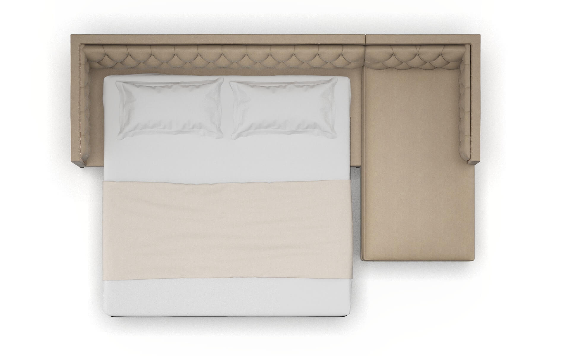 Gosford Avenger Driftwood Panel Sleeper Espresso legs 3