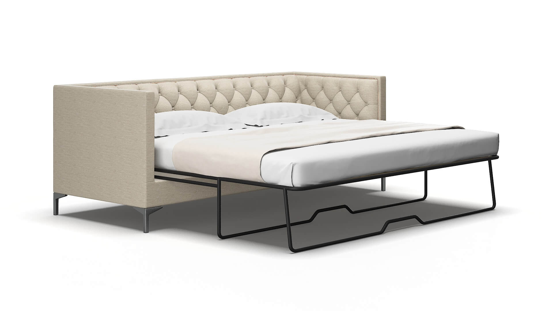 Gosford Avenger Pumice Sofa Sleeper Espresso legs 2