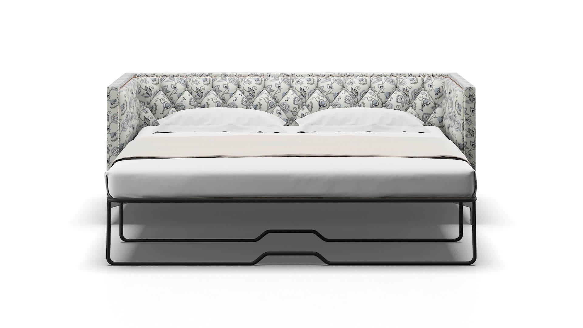 Gosford Avignon Sky Sofa Sleeper Espresso legs 1