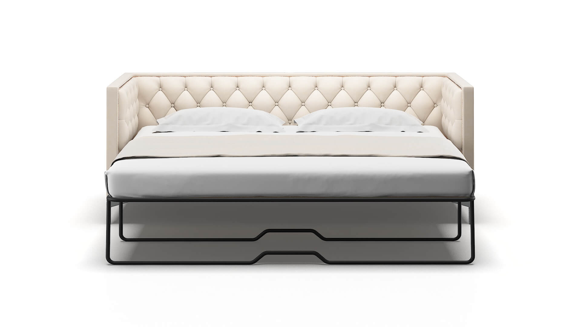 Gosford Bella Buckwheat Sofa Sleeper Espresso legs 1