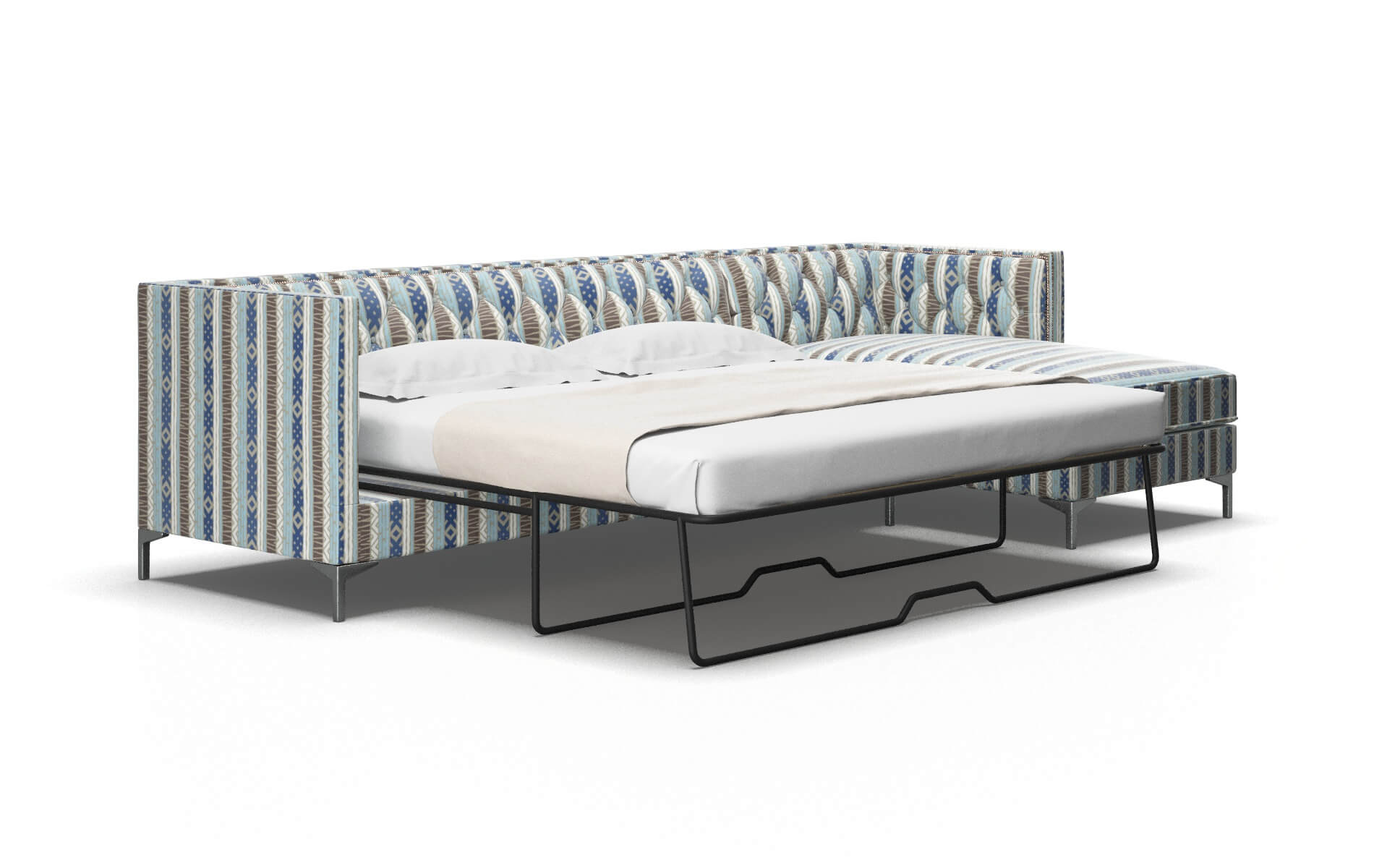 Gosford Bodhi Indigo Panel Sleeper Espresso legs 2