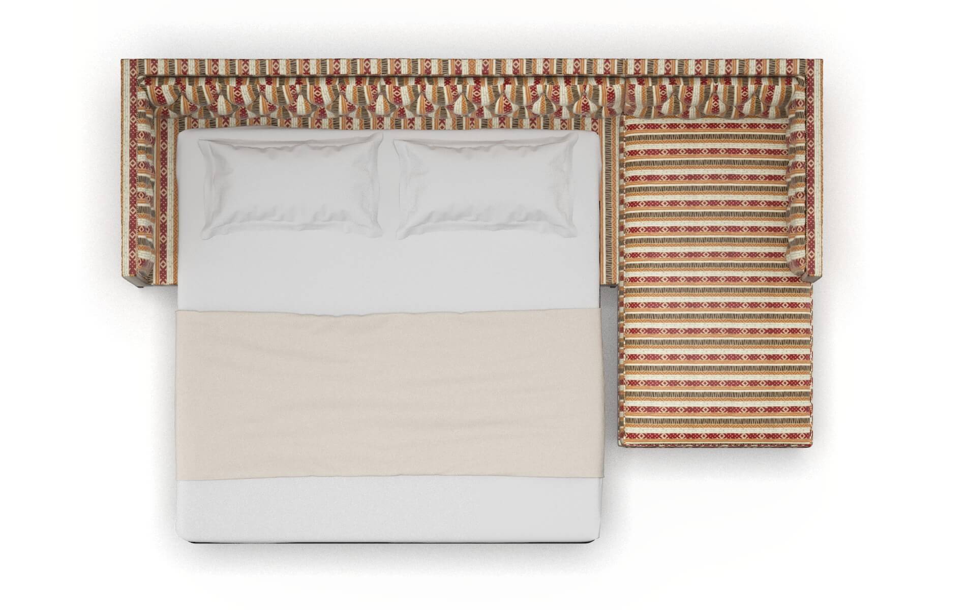 Gosford Bodhi Tango Panel Sleeper Espresso legs 3