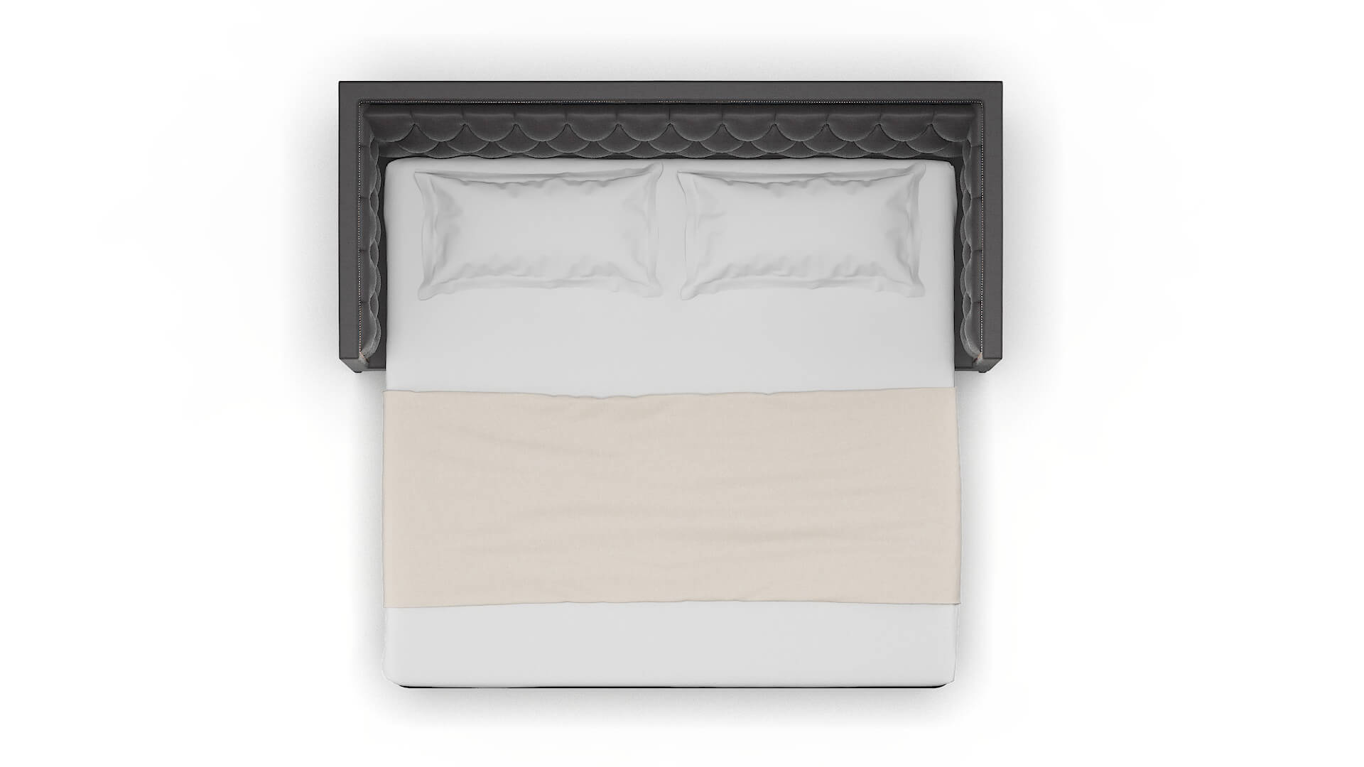 Gosford Catalina Charcoal Sofa Sleeper Espresso legs 3