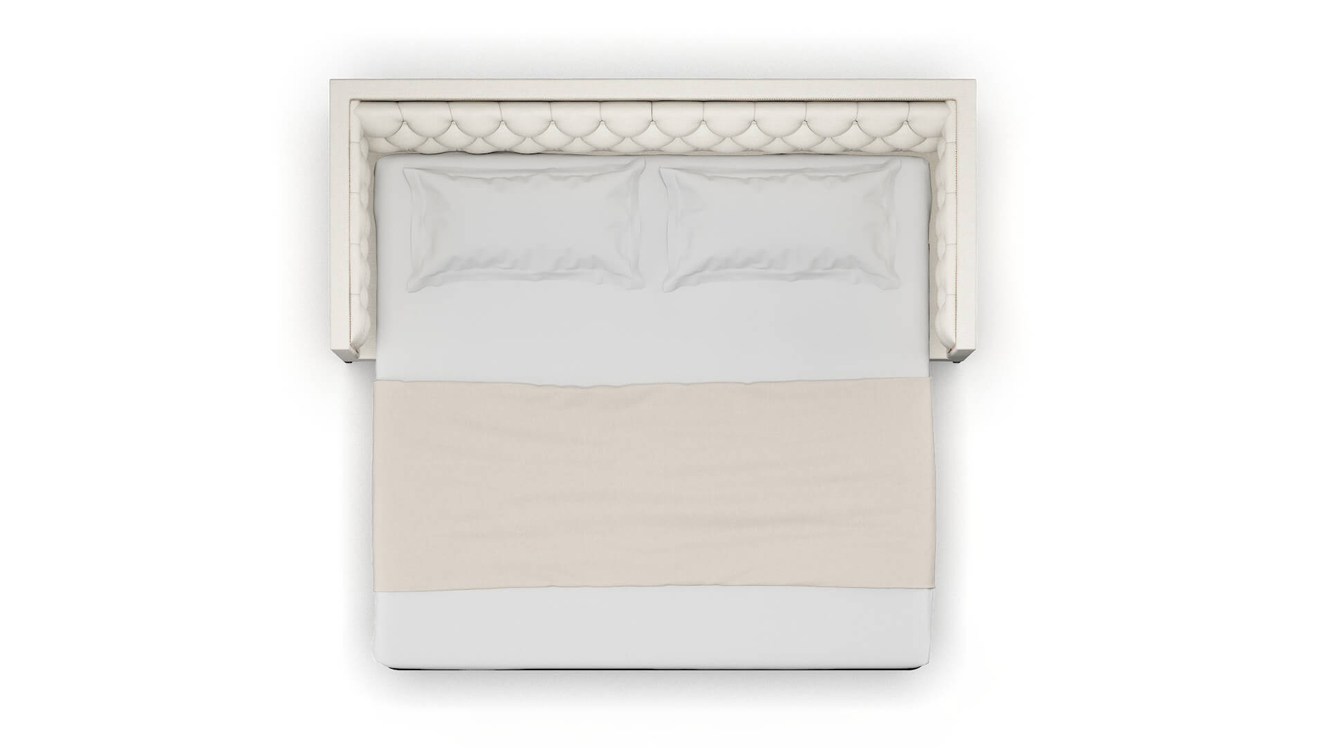 Gosford Catalina Ivory Sofa Sleeper Espresso legs 3