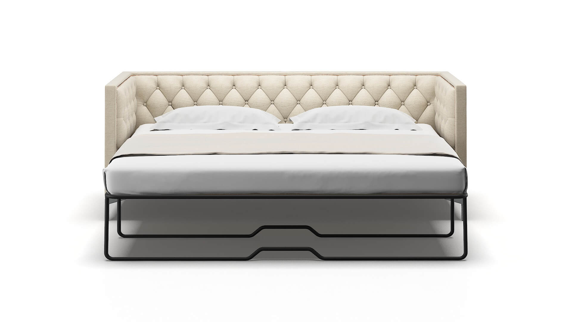 Gosford Chance Sand Sofa Sleeper Espresso legs 1