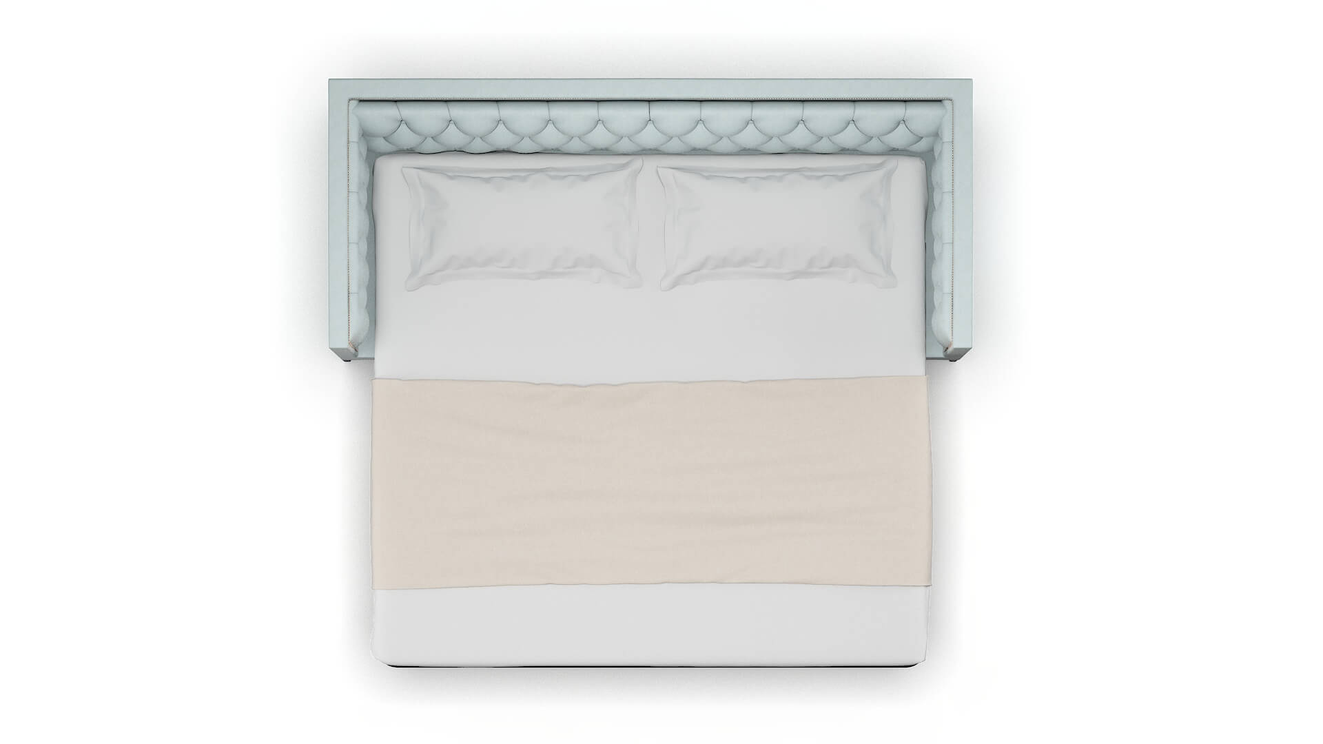 Gosford Clyde Cornflower Sofa Sleeper Espresso legs 3