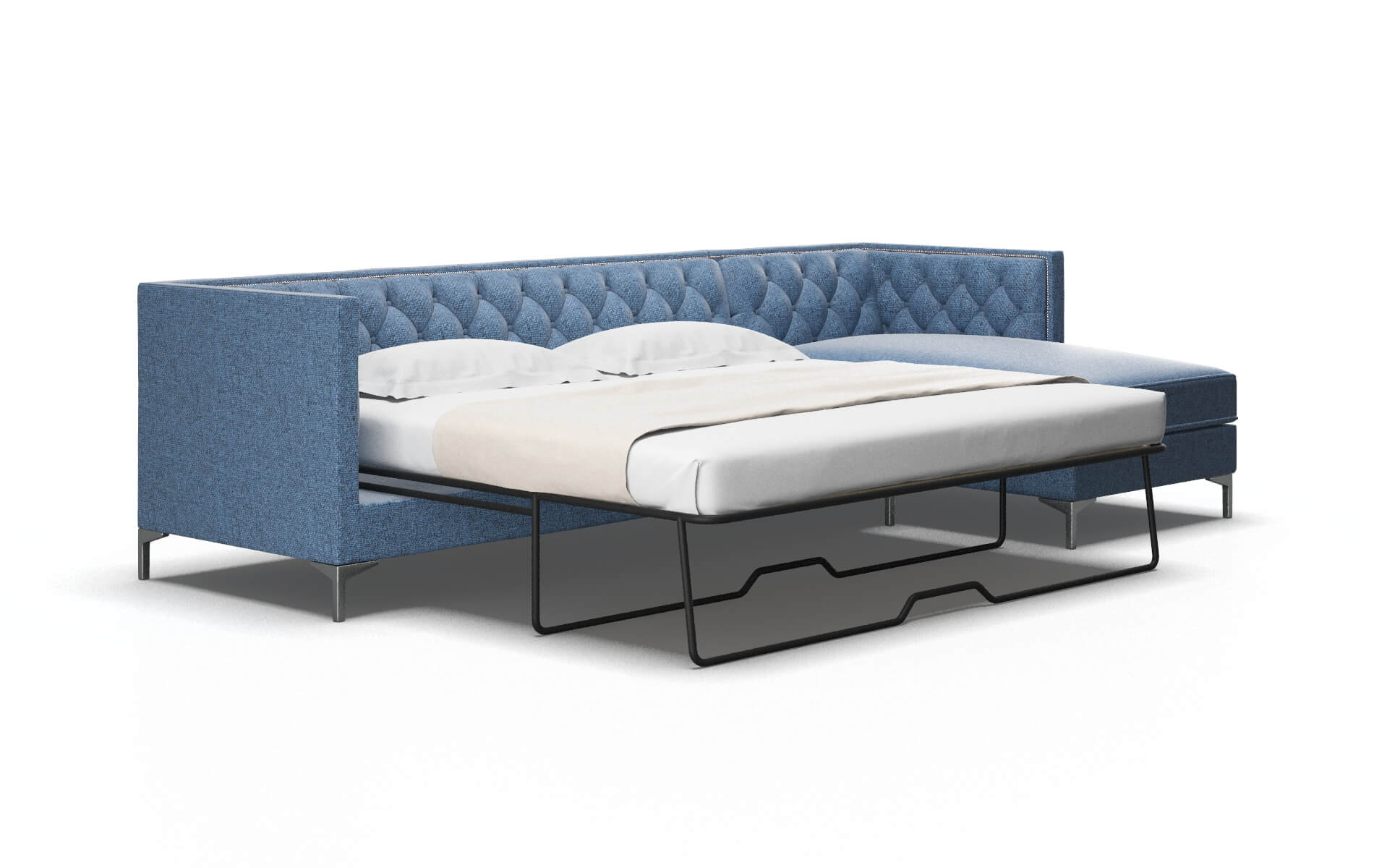 Gosford Clyde Deep_ocean Panel Sleeper Espresso legs 2