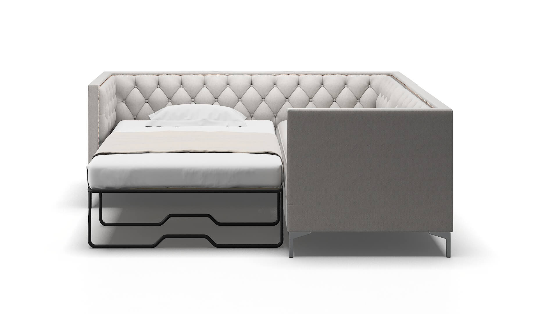 Gosford Curious Spa Sectional Sleeper Espresso legs 1