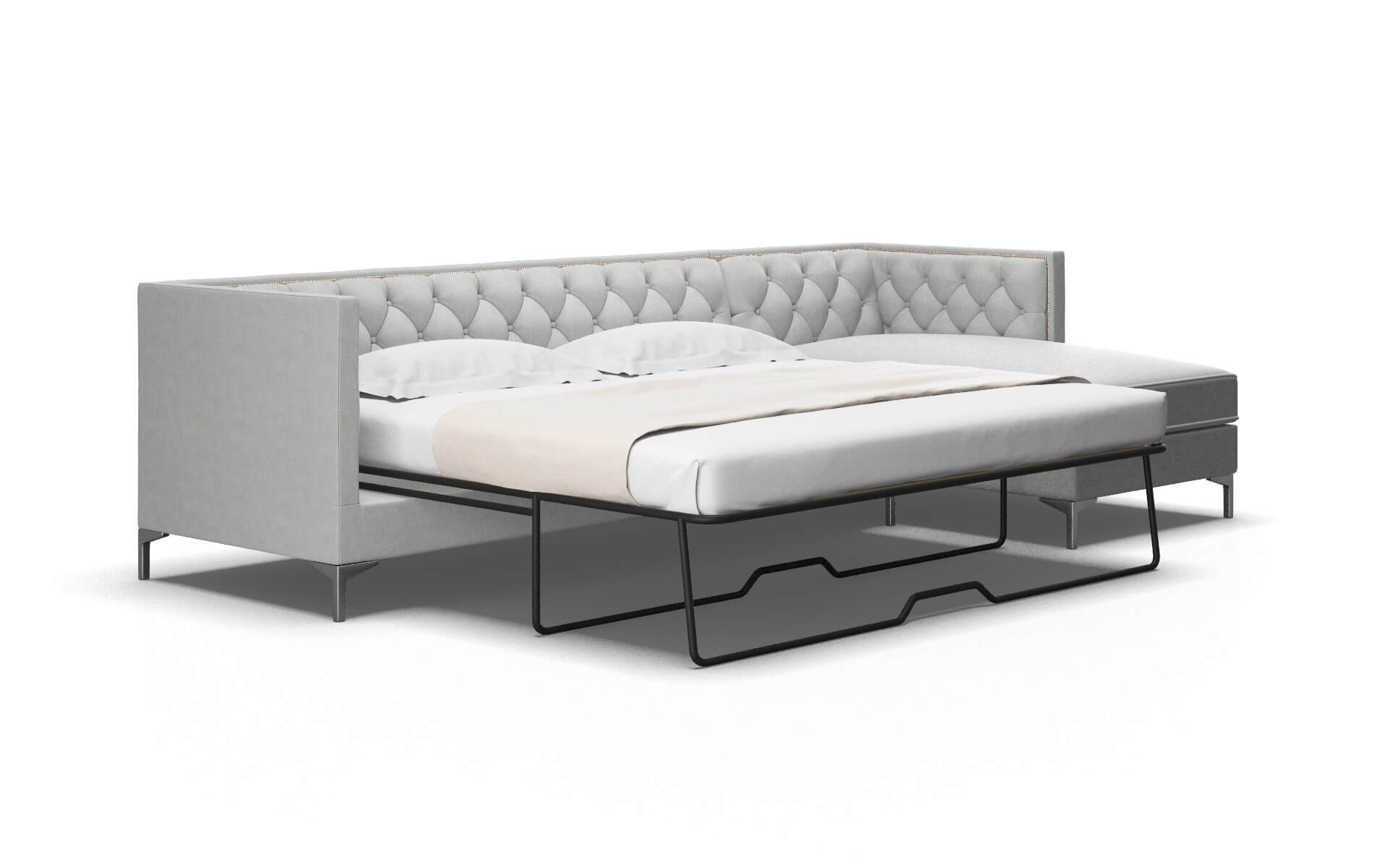 Gosford Dawson Platinum Panel Sleeper Espresso legs 2