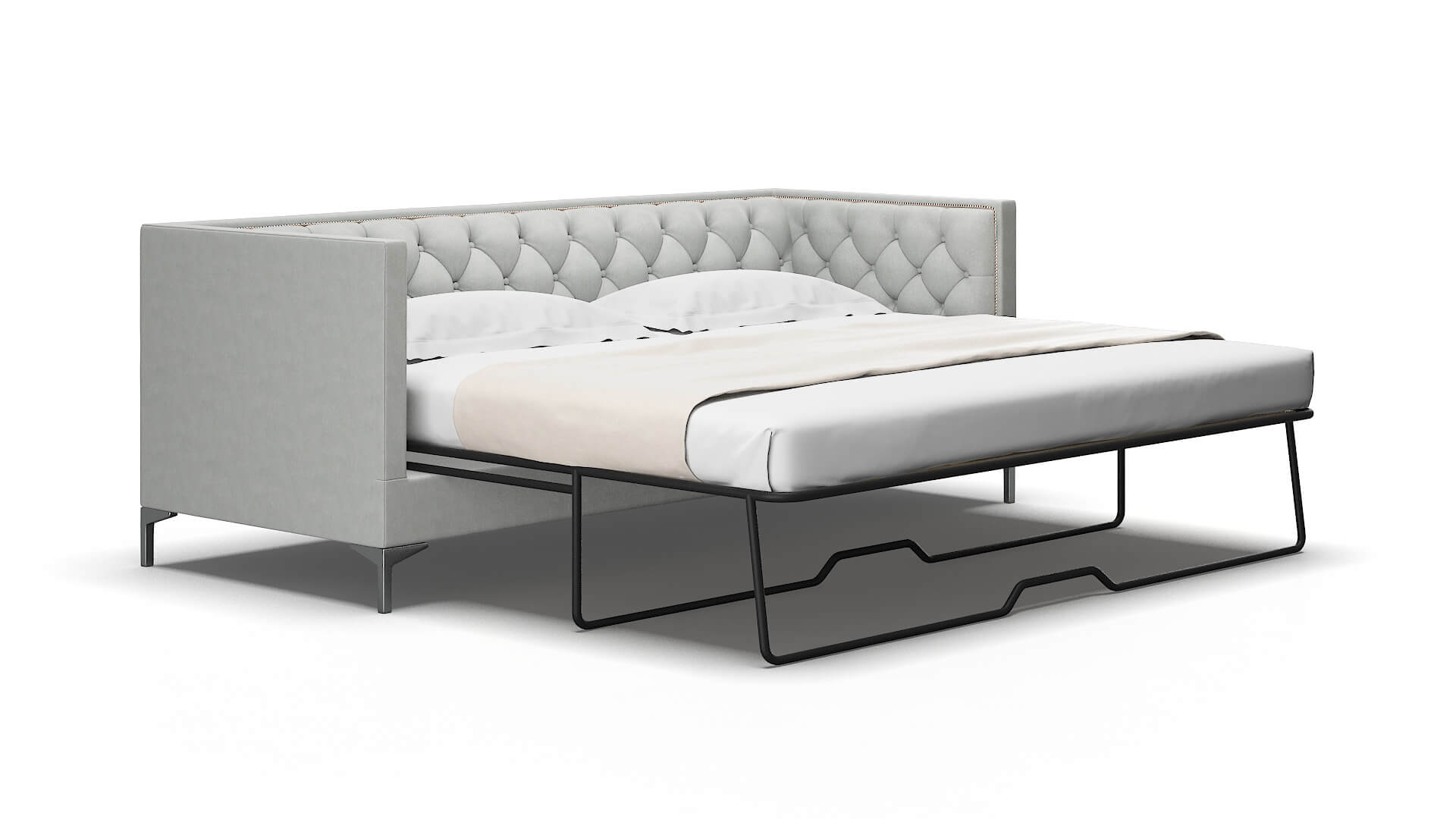 Gosford Dawson Platinum Sofa Sleeper Espresso legs 2