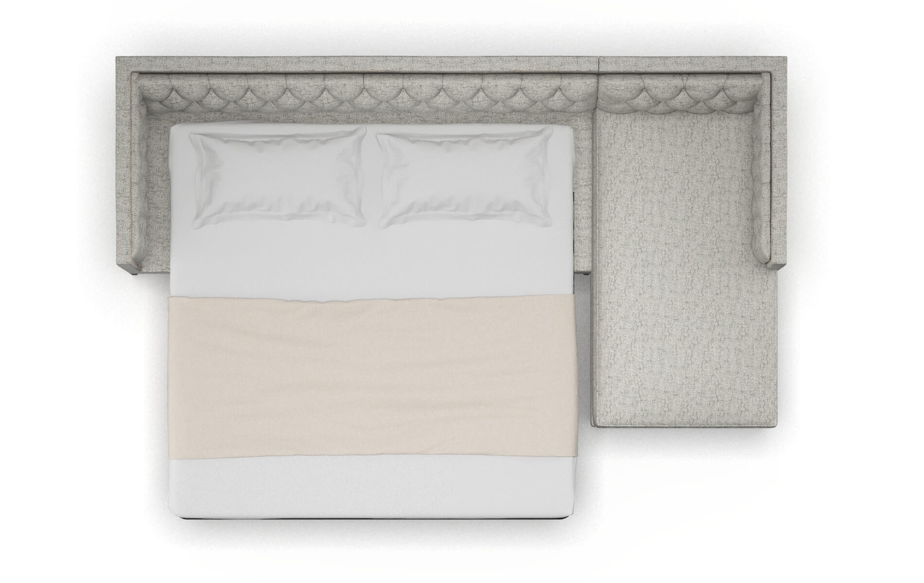 Gosford Derby Ash Panel Sleeper Espresso legs 3