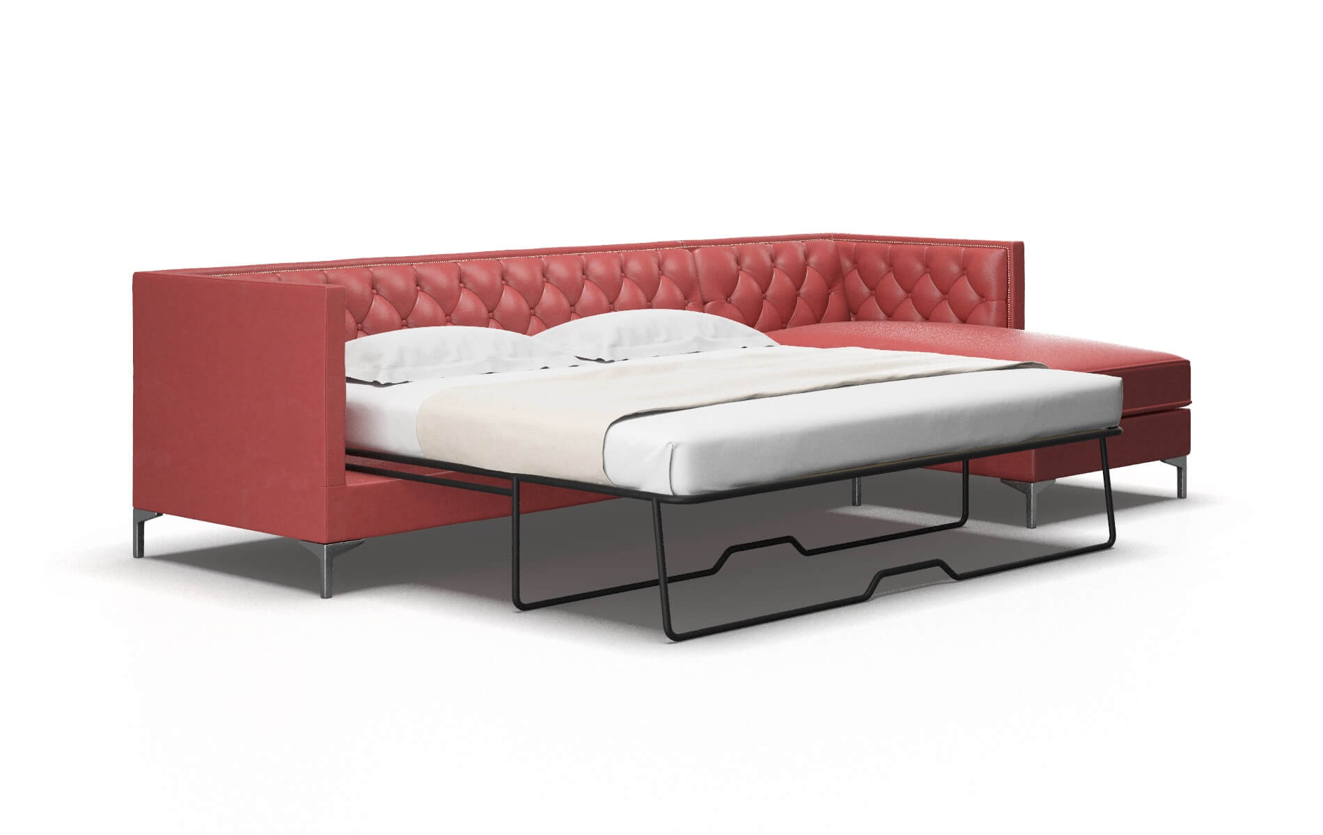 Gosford Dillion Cordovan Panel Sleeper Espresso legs 2