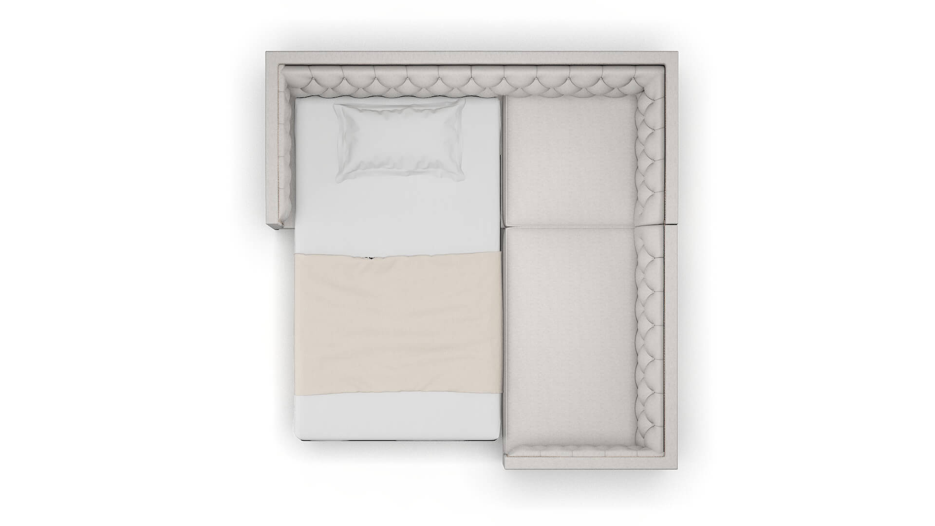 Gosford Dream_d Sterling Sectional Sleeper Espresso legs 3