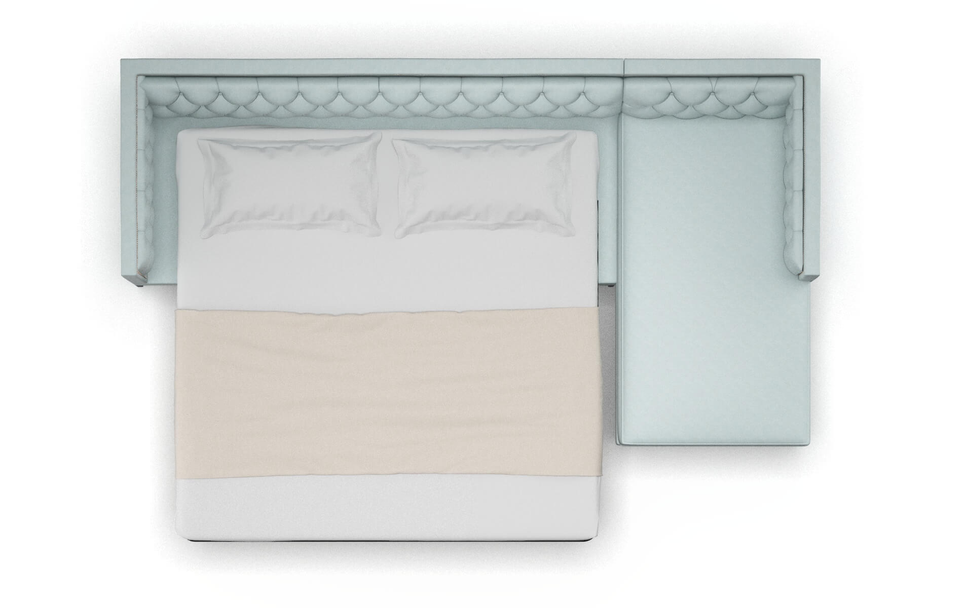 Gosford Elliot Spa Panel Sleeper Espresso legs 3